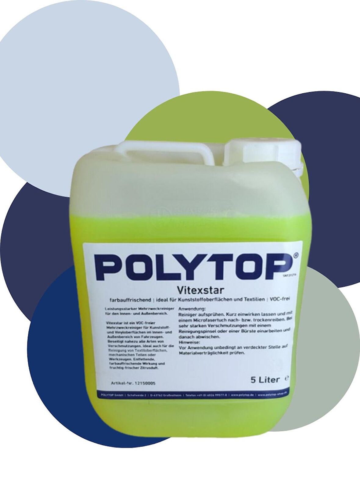 Polytop Vitexstar Genel Amaçlı Temizleyici 5lt.