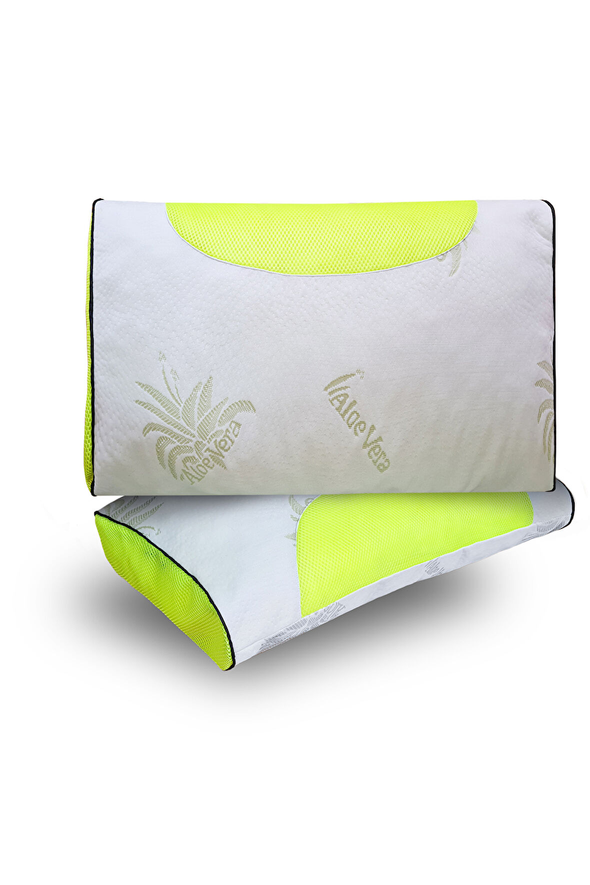 2 Adet Gold serisi klimalı çocuk yastığı,aloe vera kumaşlı cilt dostu ortopedik Visco parçacıklı yastık yıkanabilir kılıflı 1200 gr