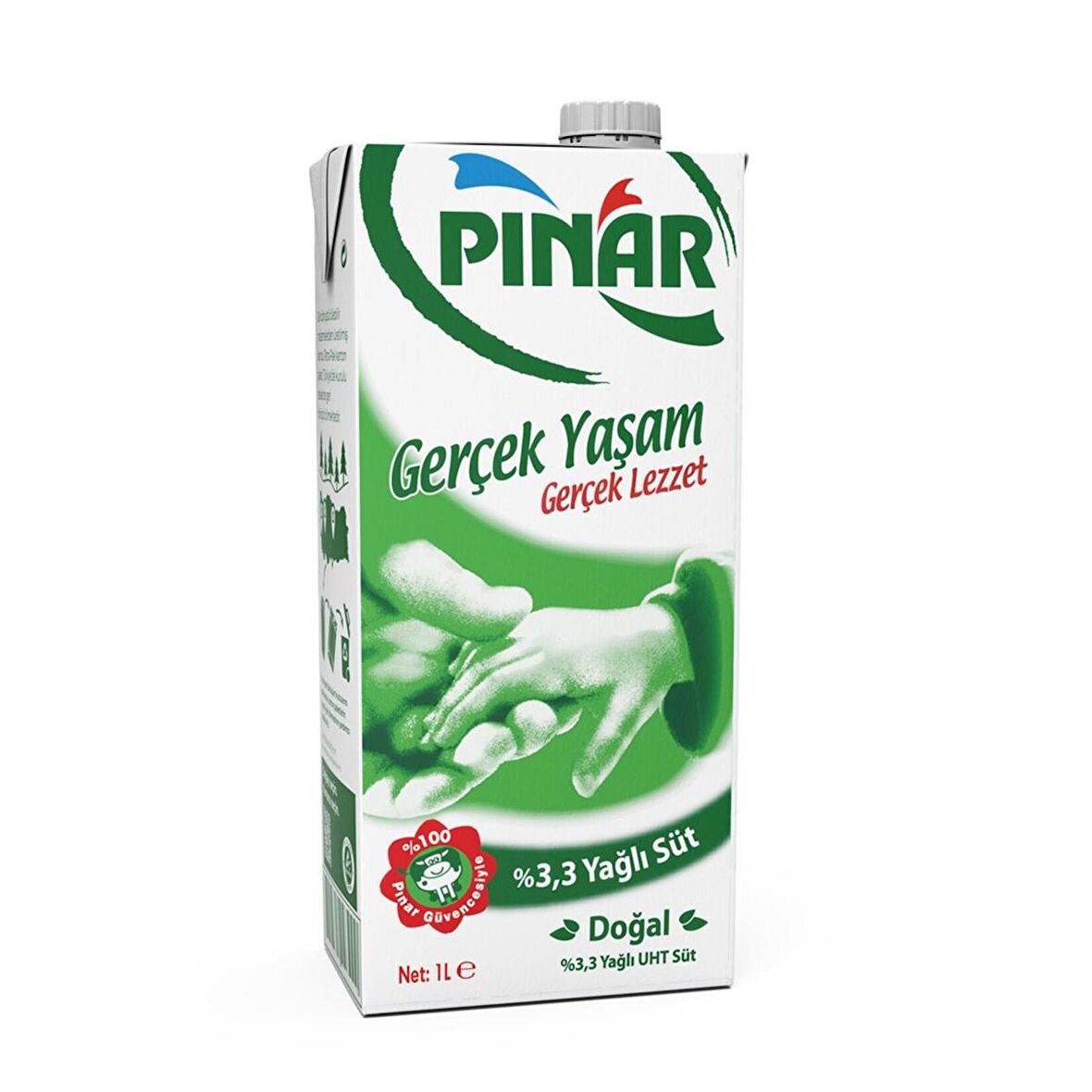 Pınar %3,3 Yağlı Süt 1 Lt 