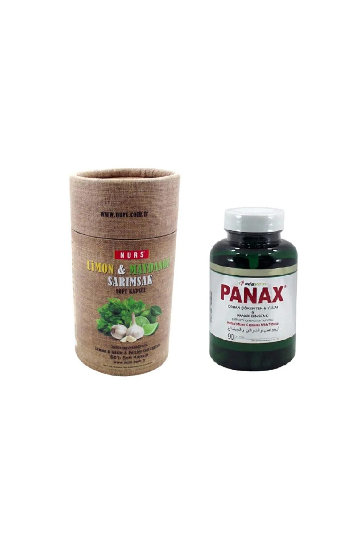 Panax 90 Kapsül & Limon Maydanoz Sarımsak Yağı Soft 60 Kapsül - Panax Limon Maydanoz Sarımsak