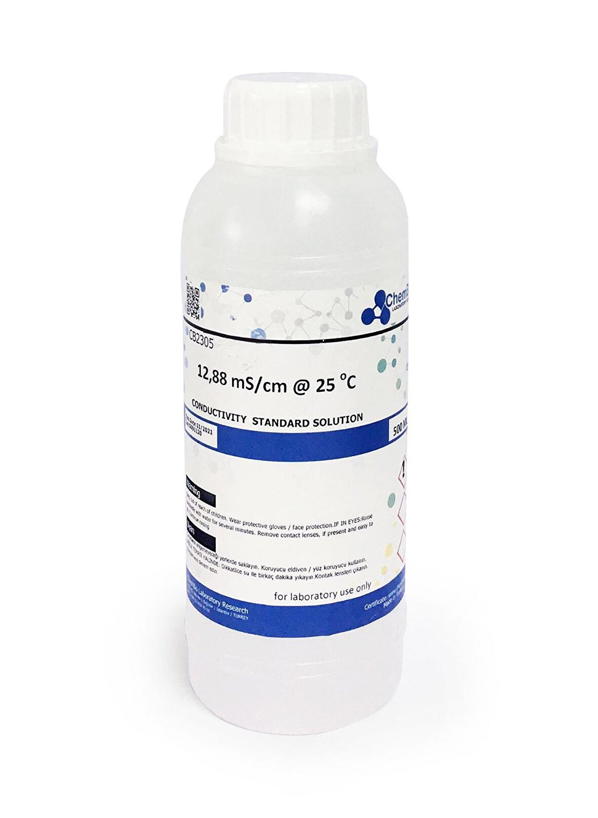 Chembio Kalibrasyon Çözeltisi EC 12.88 mS/cm 500ml