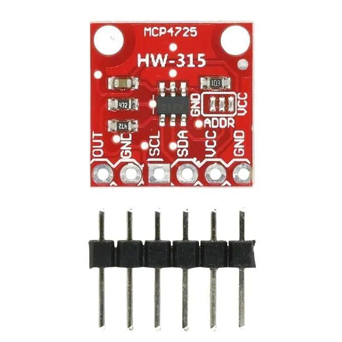 MCP4725 I2C DAC Breakout Modül