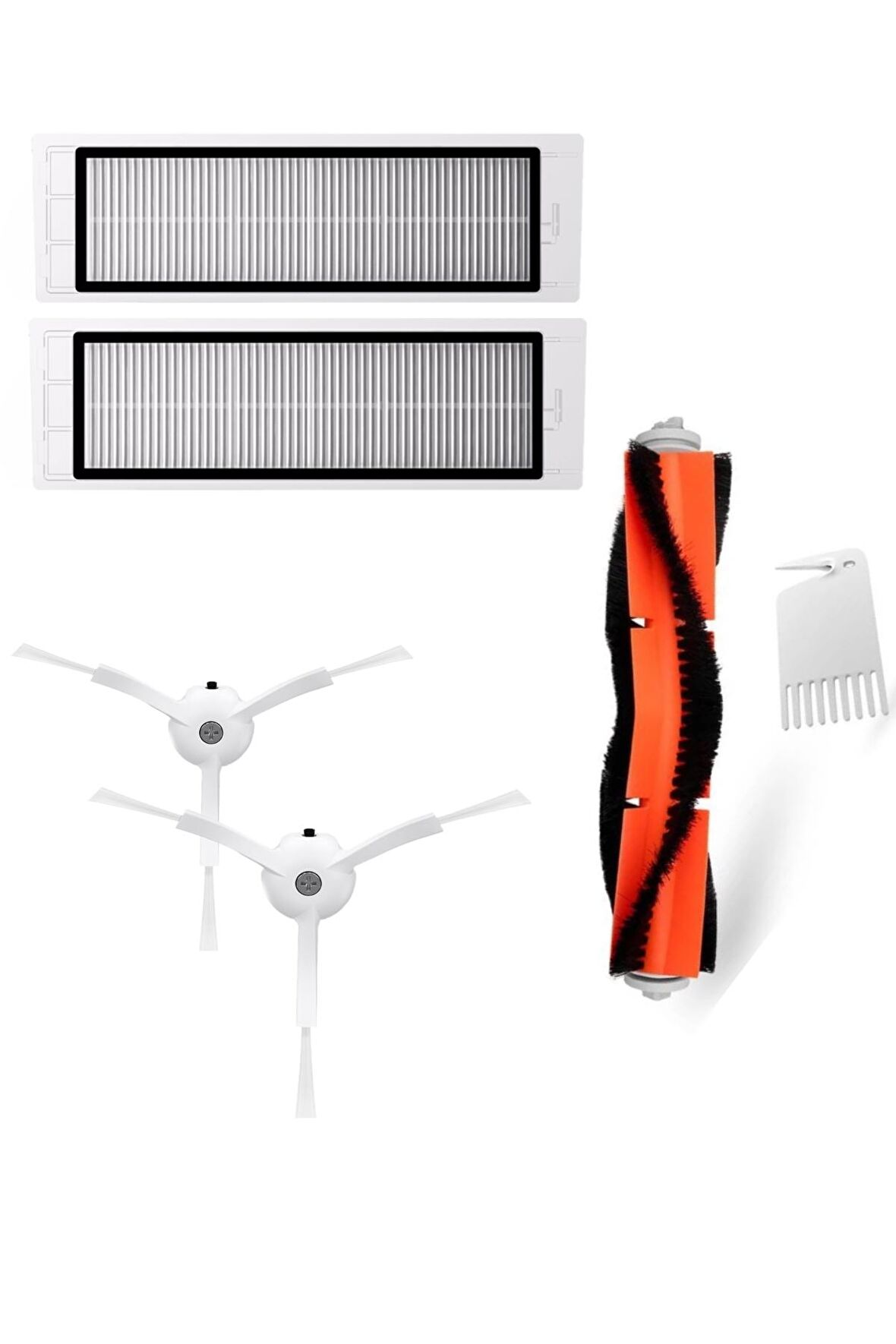 Popüler Hepa Filtre + Yan Fırça Ana Fırça İçin Toz Kutusu Xiaomi Mi Uyumlu Robot Vakum 2 Roborock S50 S51 S5