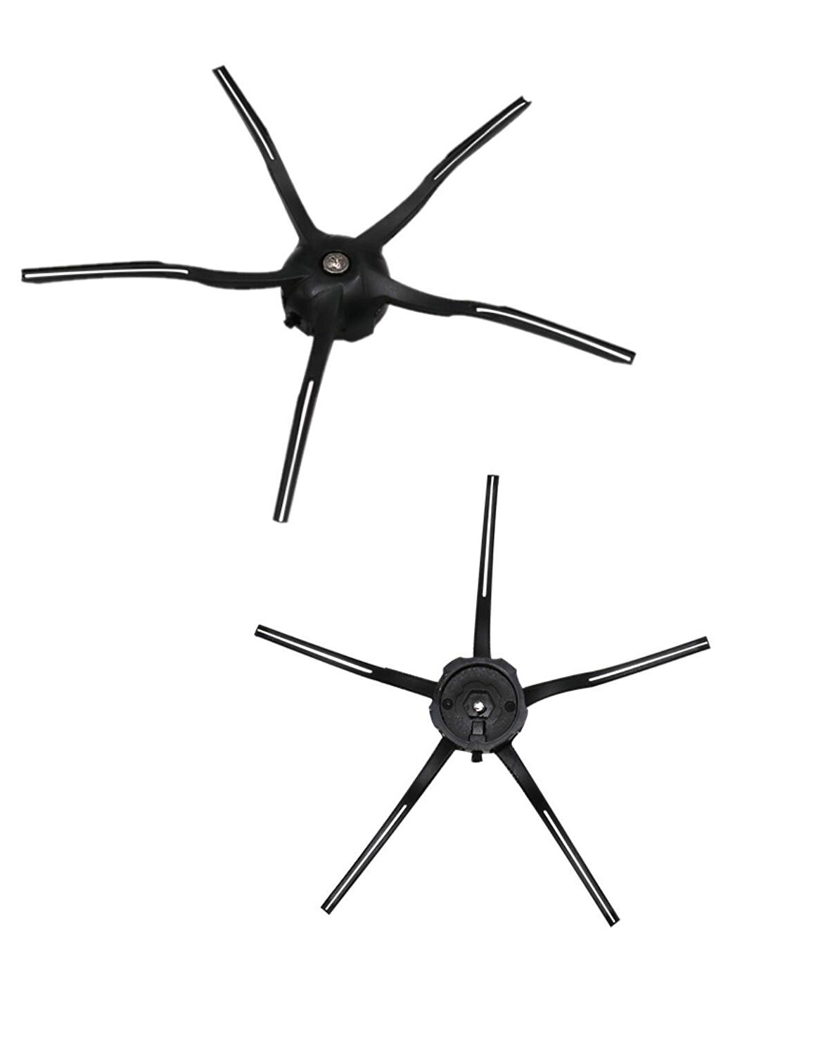  Roborock S6/s6 Pure 2'li Yan Fırça (Siyah) Uyumlu