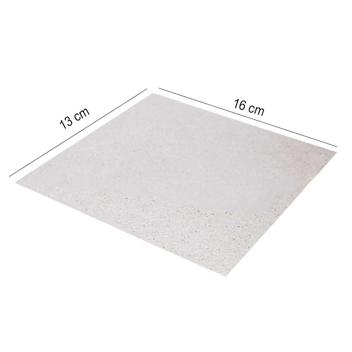 Mikrodalga Fırın Yansıtıcı Mika Levha Plaka 13x16 cm Yedek Parça Uyumlu