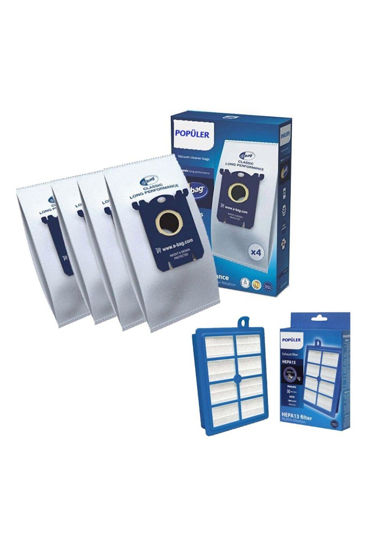 Philips FC 9170 Performer Pro  Toz Torbası + HEPA FİLTRE