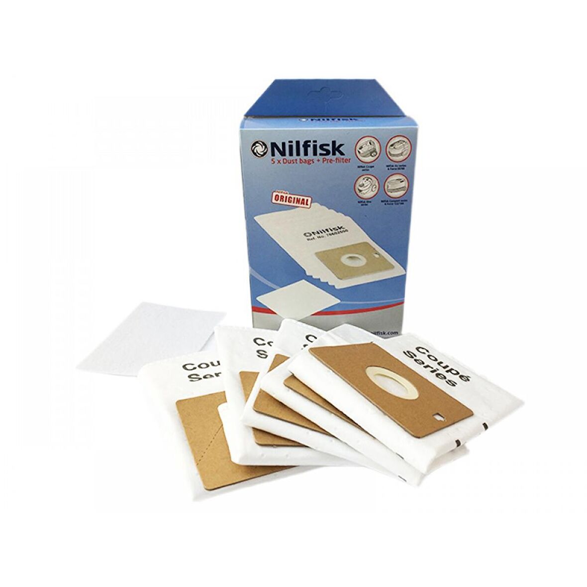 Nilfisk Coupe Neo Go series Toz Torbası 5'li Paket