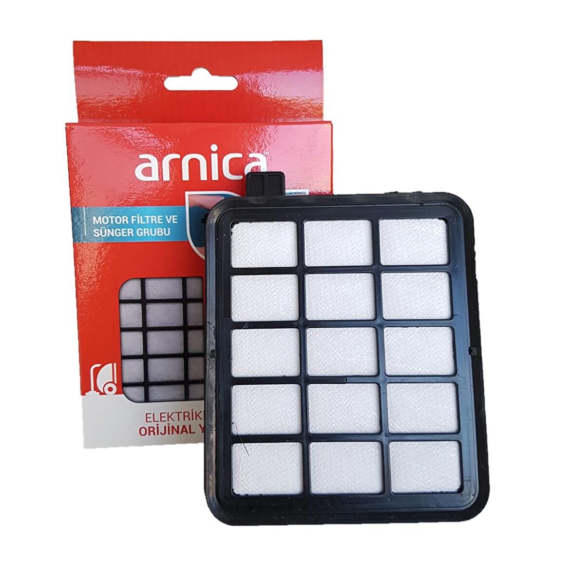 Arnica Pika Torbasız Süpürge Yeni Tip  Motor Filtresi