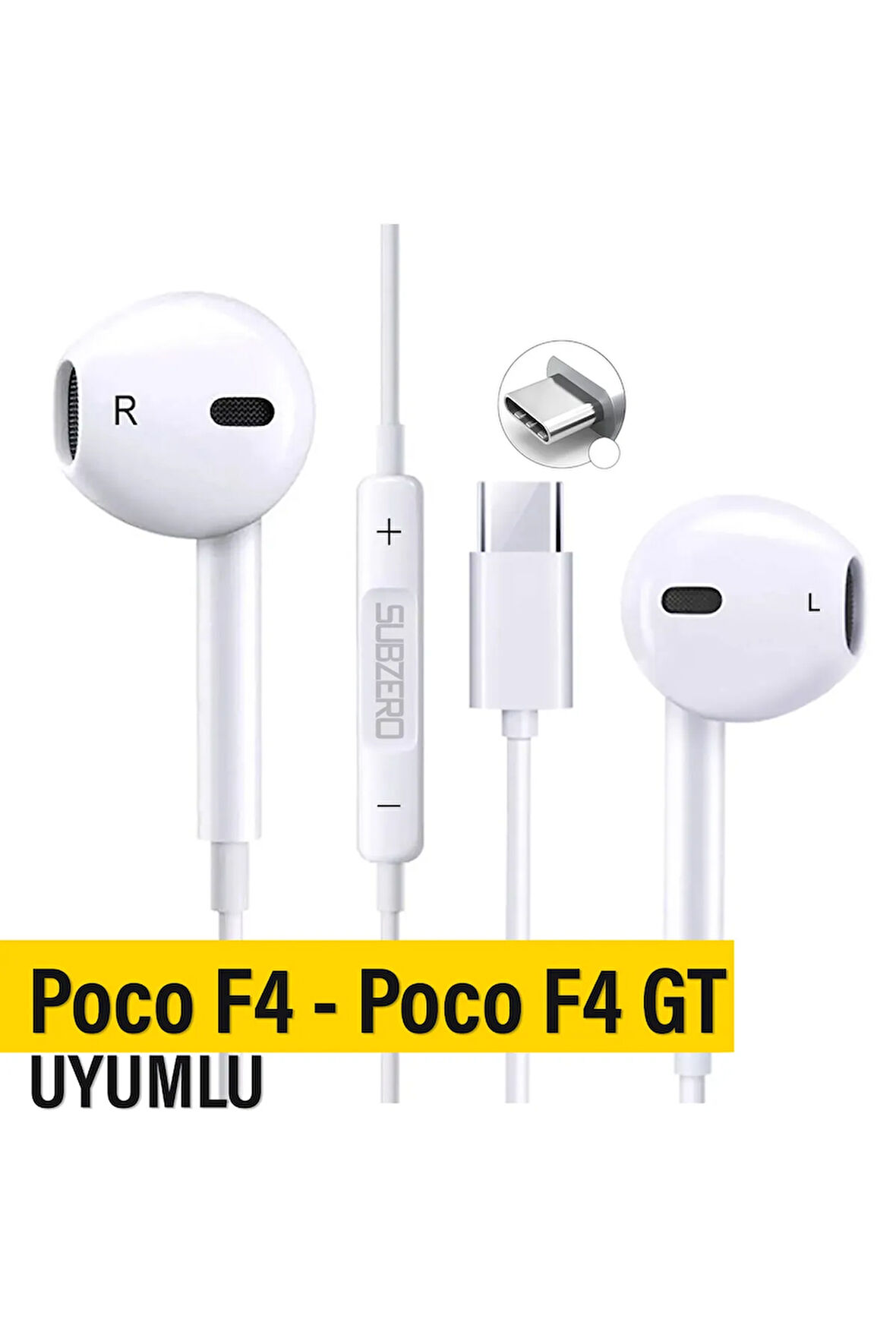 Poco F4 Kulaklık Type C Mikrofonlu Kablolu Kulaklık