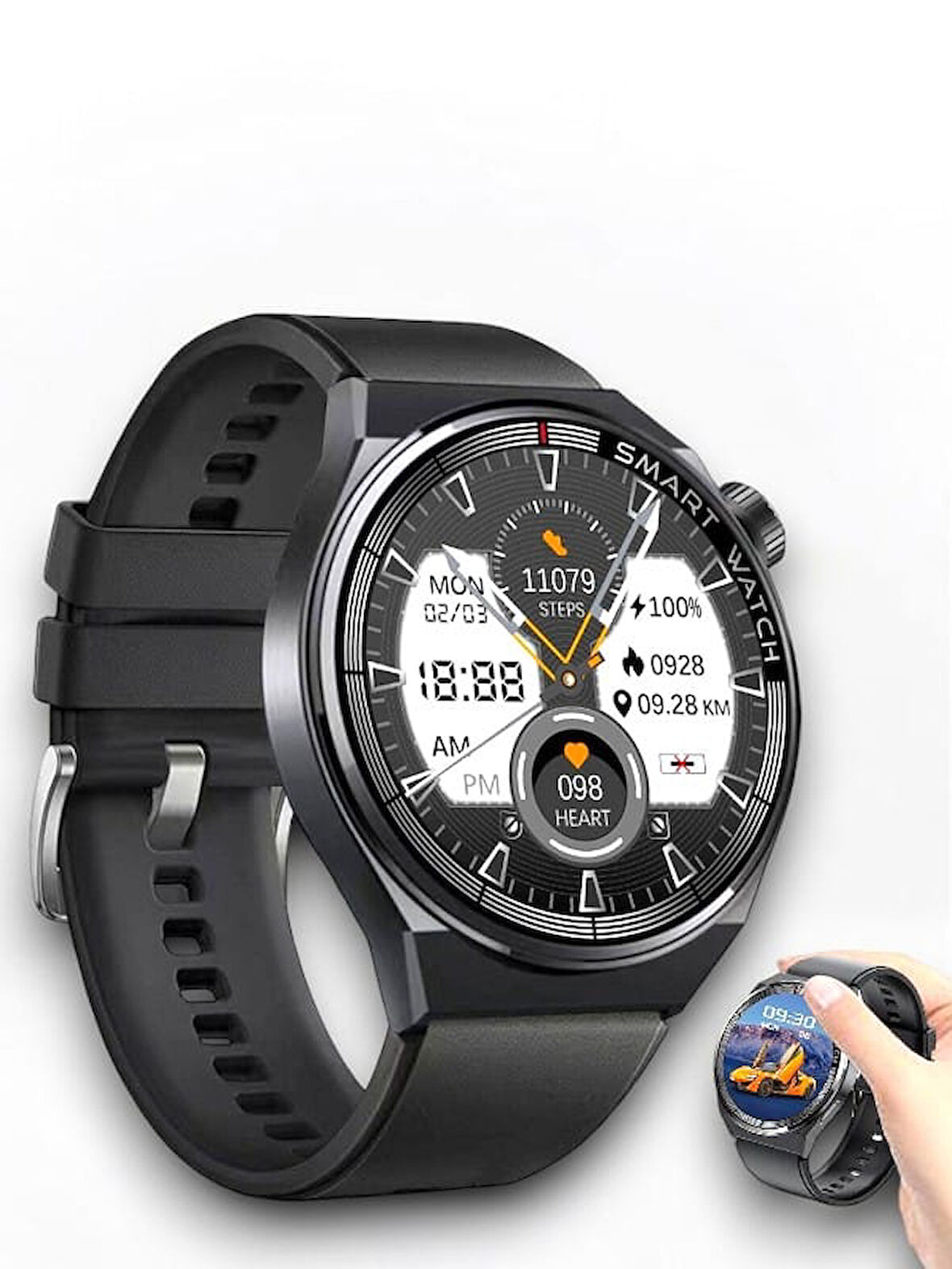 Kronometre & Hava Durumlu Poische Model Akıllı Saat