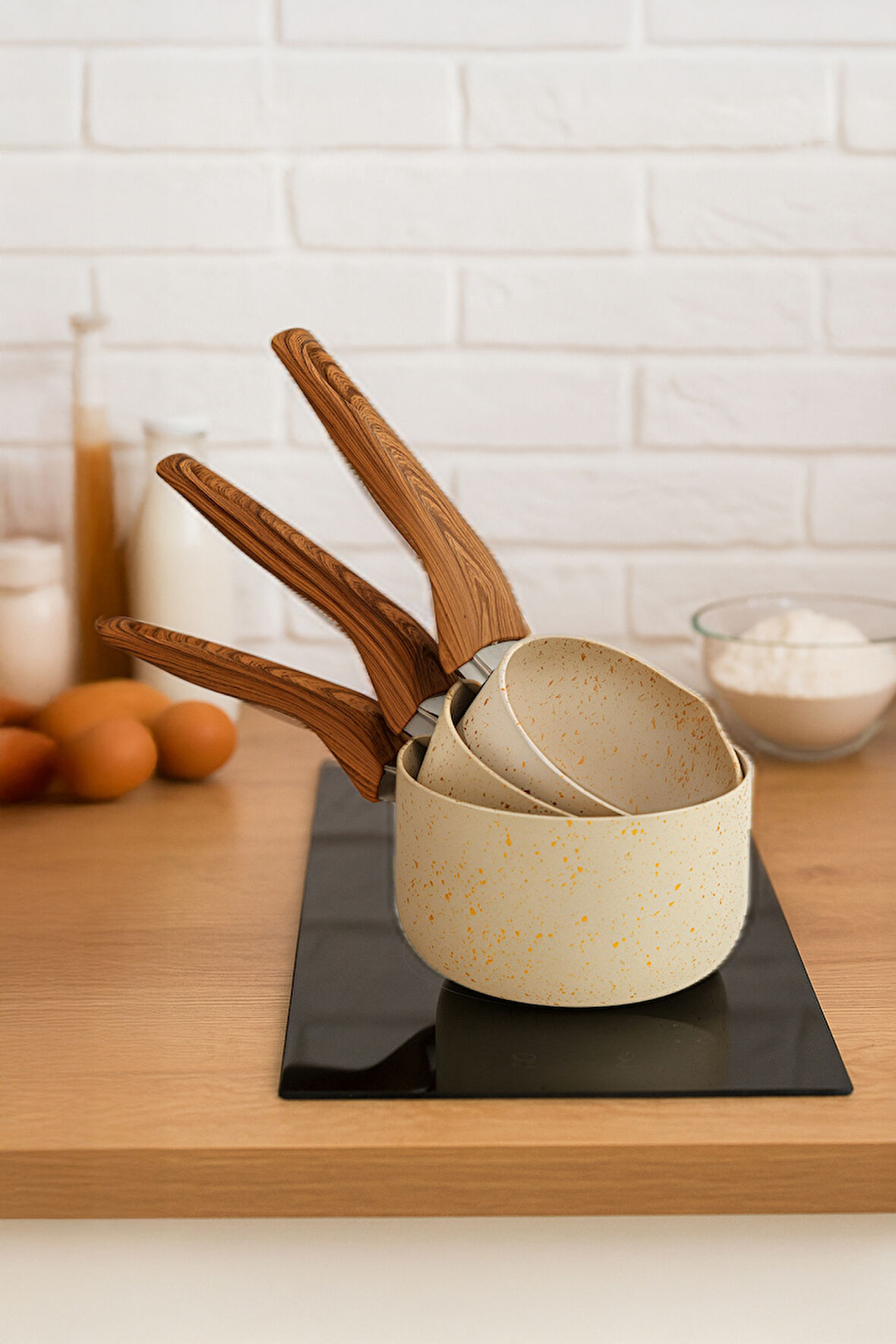 Lufian Granit Lüks Sütlük 14 cm 1 parça