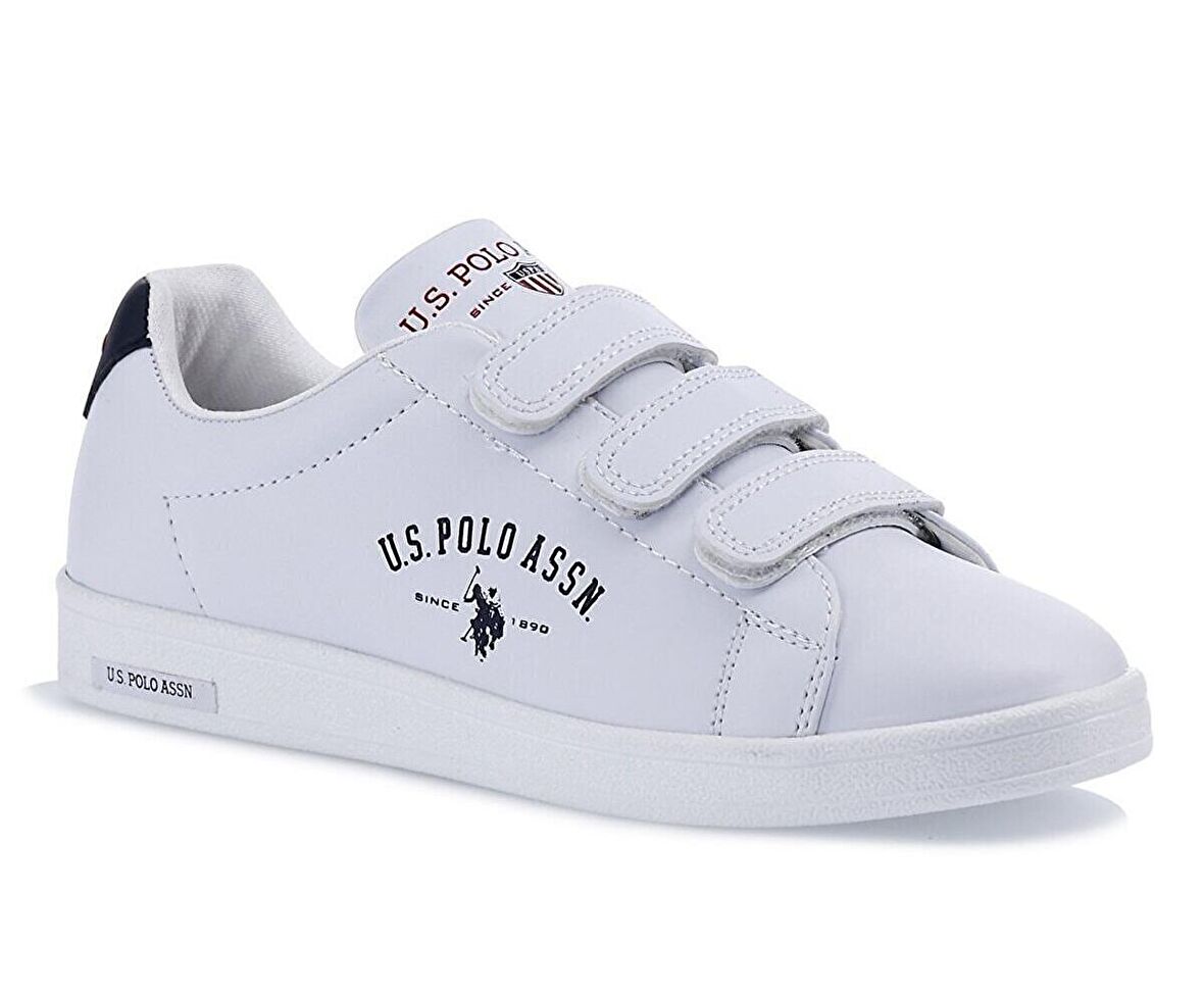 U.S. Polo Assn Sınger Beyaz Günlük Spor Ayakkabı 3 Cırtlı