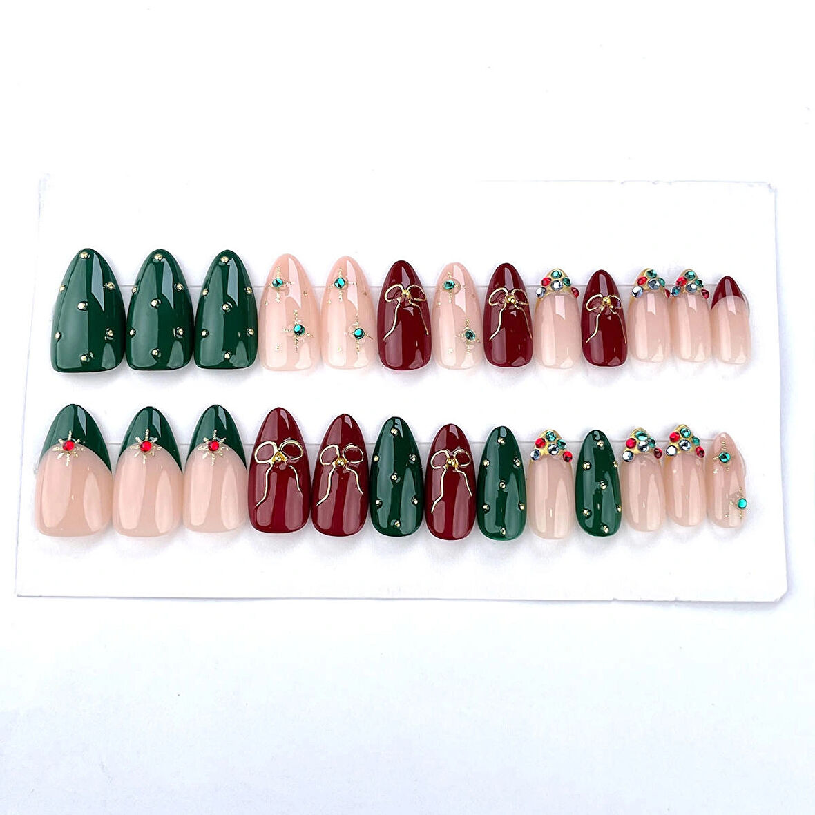 Takma Tırnak Seti & Zararsız Yapıştırıcı, El Yapımı (HANDMADE)