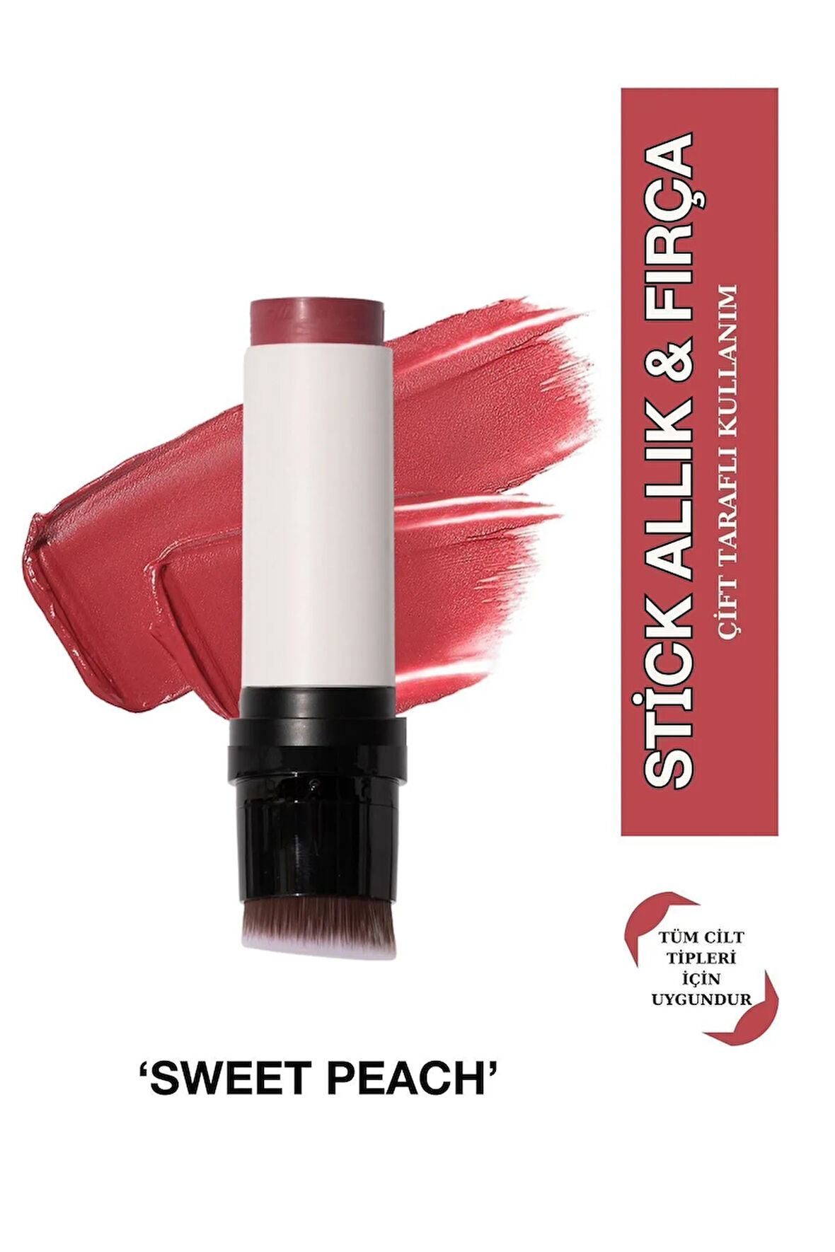 ÇİFT TARAFLI STİCK ALLIK (Blush)