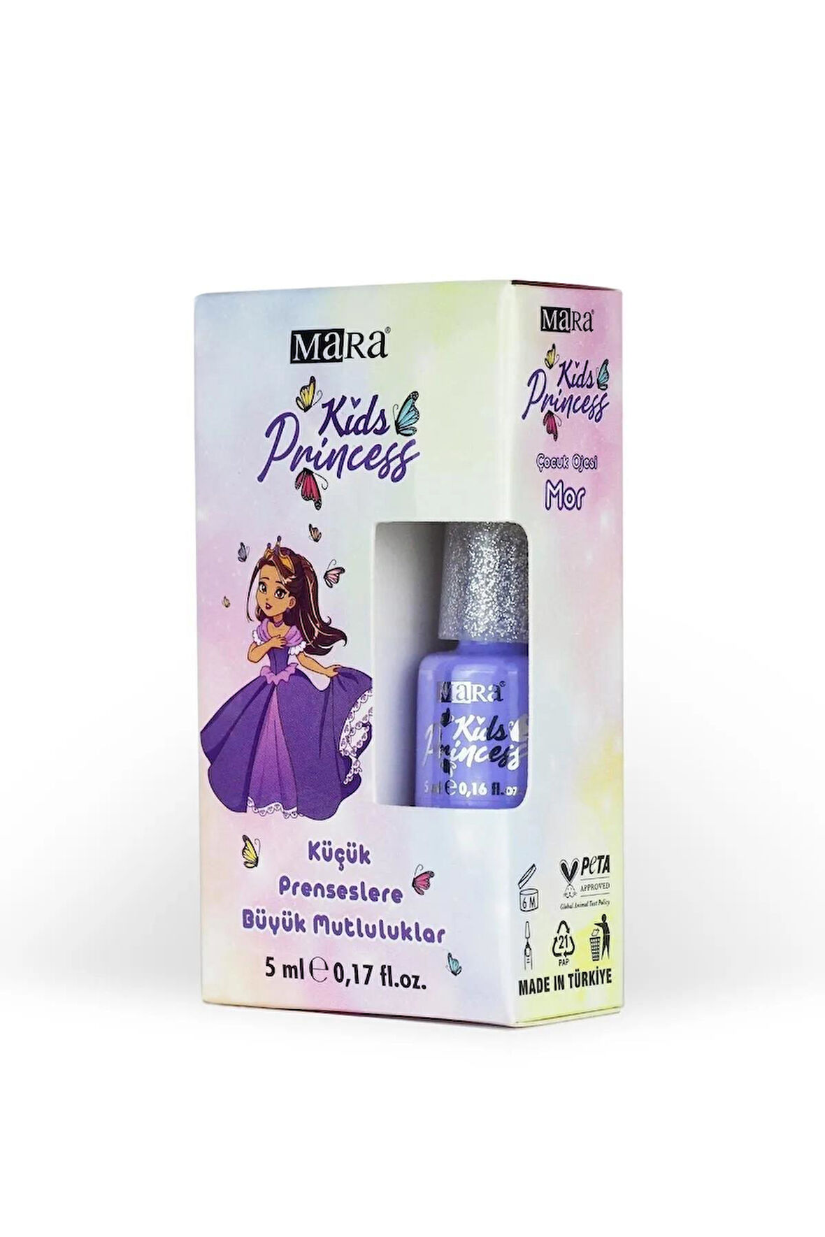 Mara Kids Princess Çocuk Oje kırmızı-mor