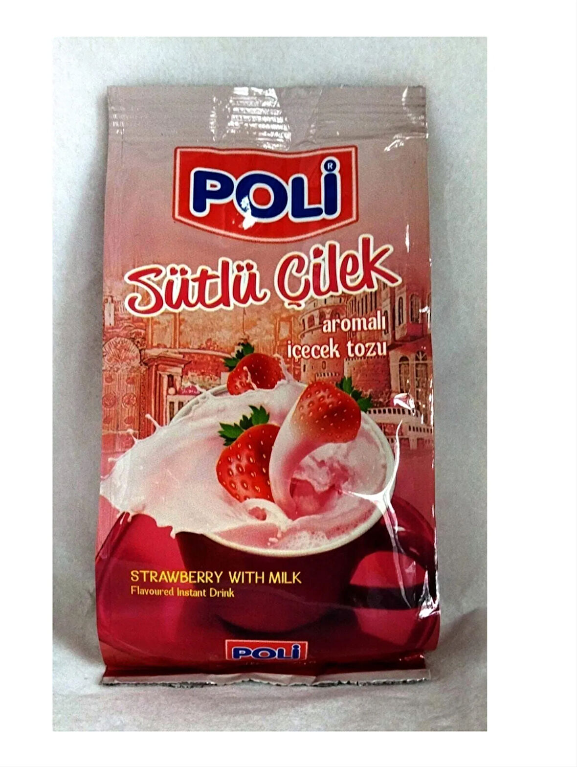 Poli Toz İçecek Sütlü Çilek 250 Gr