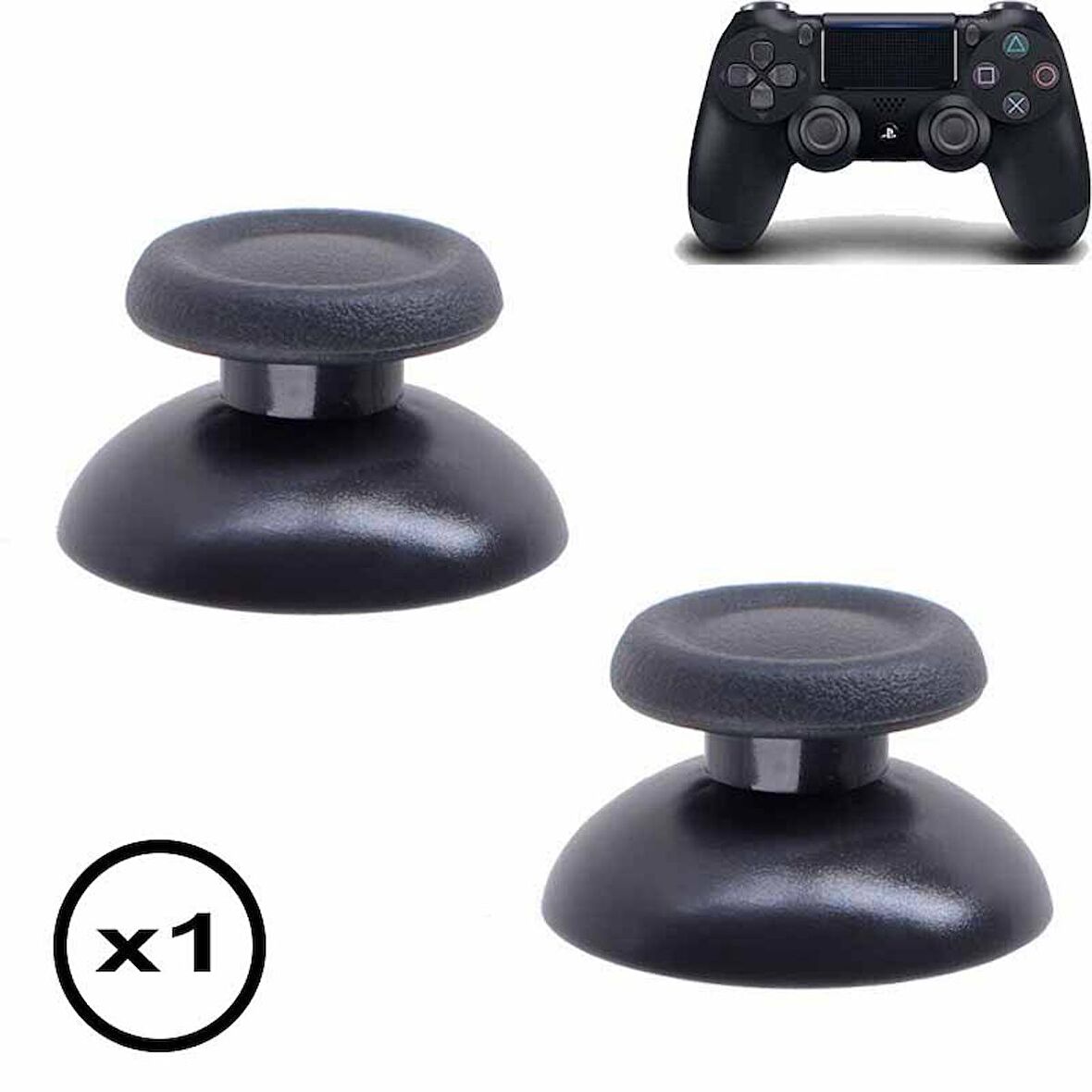 1 Adet PS4 Analog Topuz Orjinal Yedek Parça PS v1 v2 Tüm PS4 Kollara Uyumlu PS4 Analog Thumb Stick