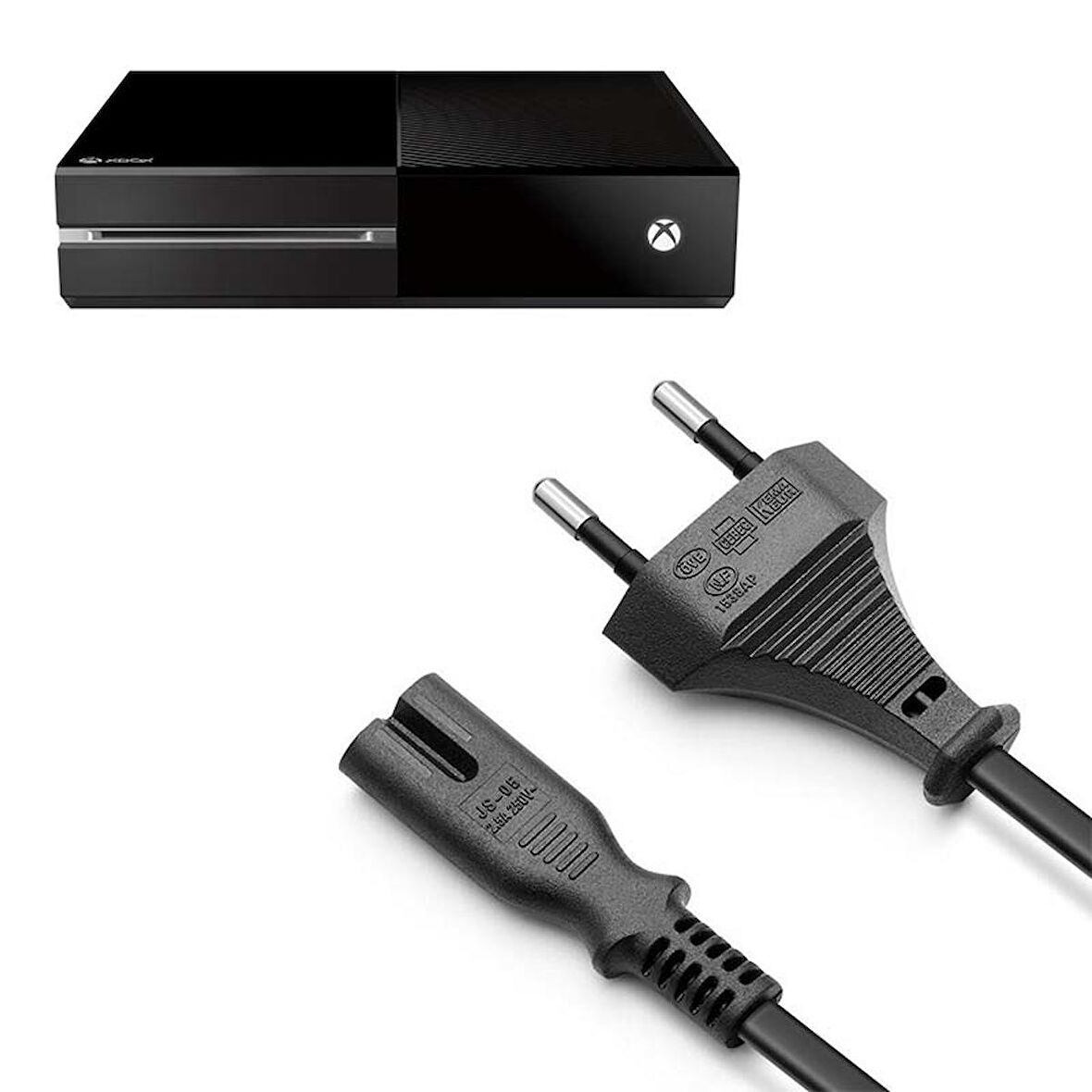 XBOX ONE Güç Kablosu XBOX One Uyumlu Güç Kablosu Power 2 pin Kablo