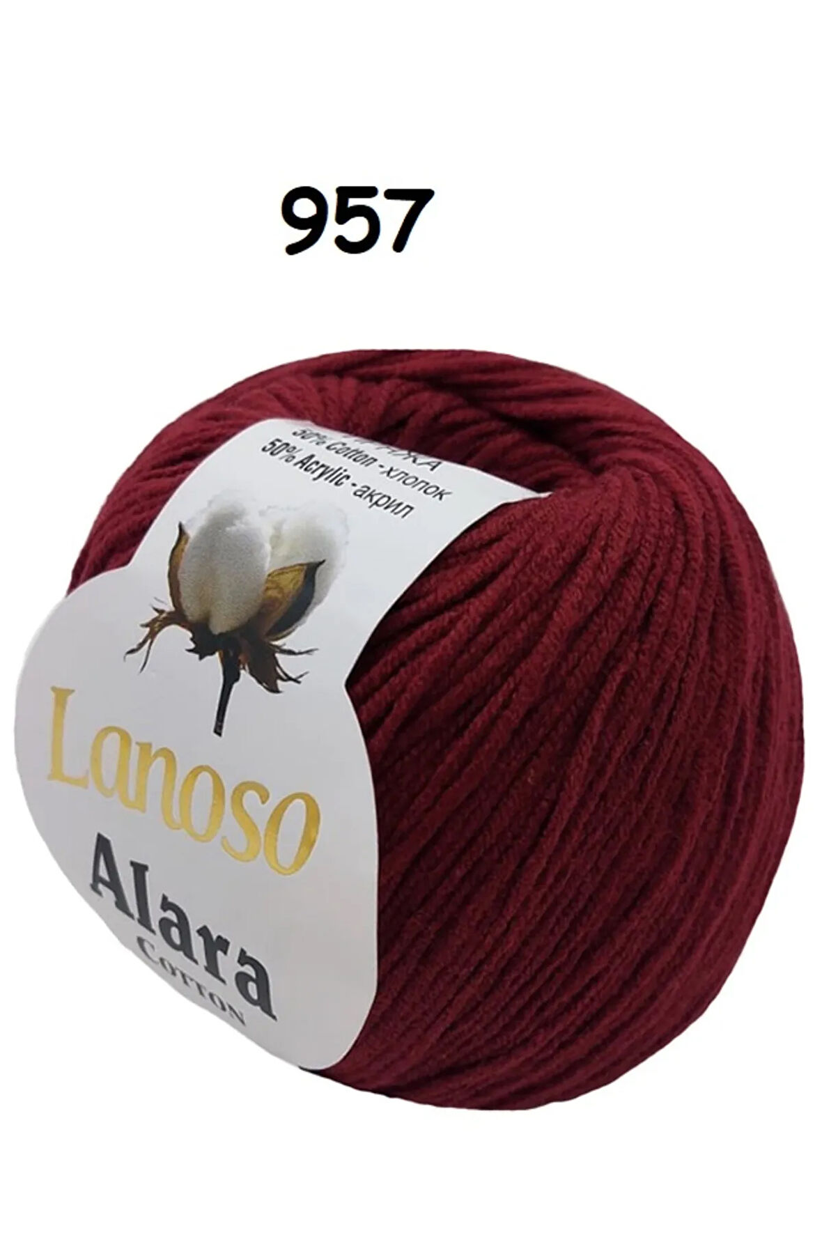 Lanoso Alara Punch & Amigurami İpi (50Gr)-Renk:957