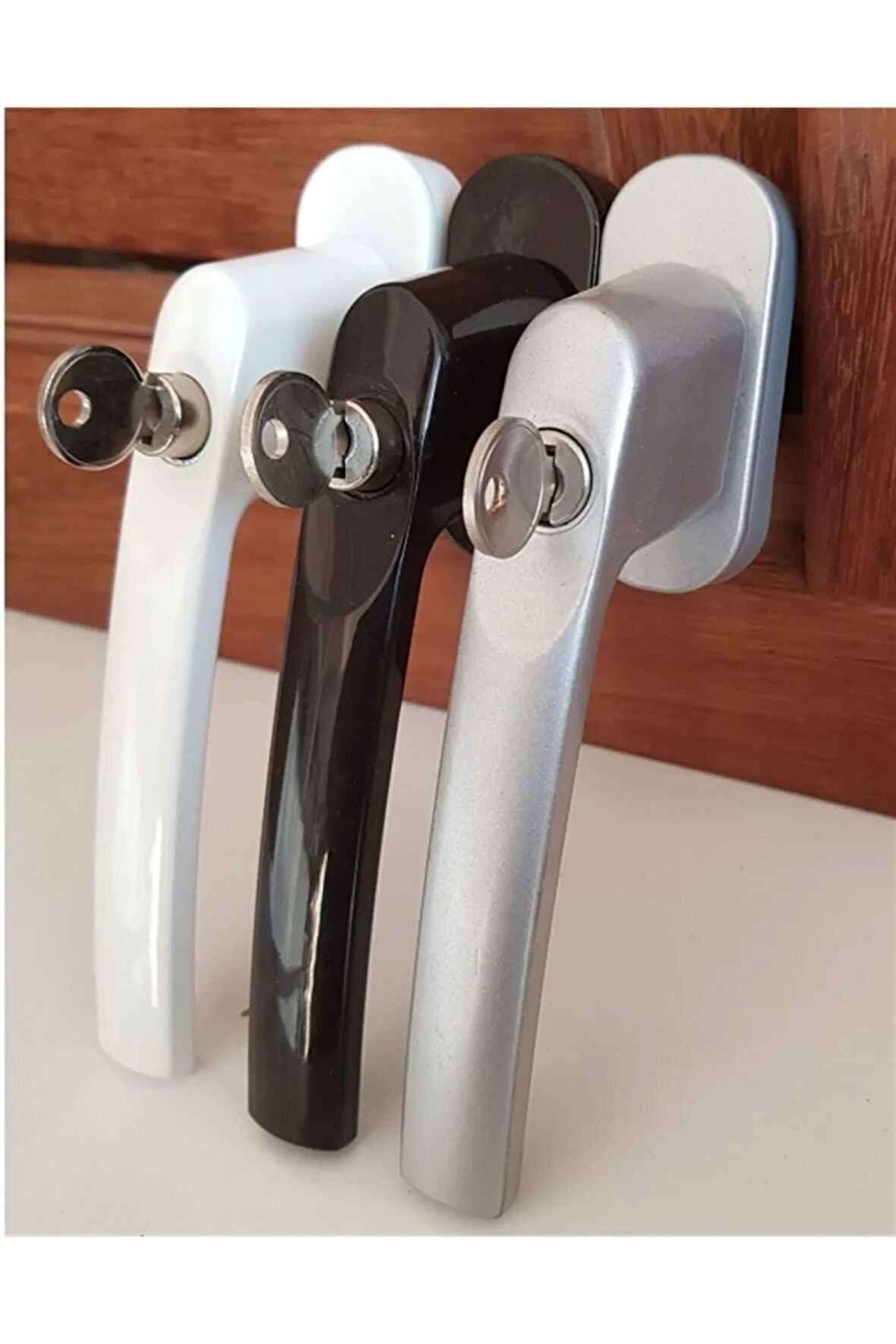 Kilitli Pencere Kolu Koyu Milano Kahve