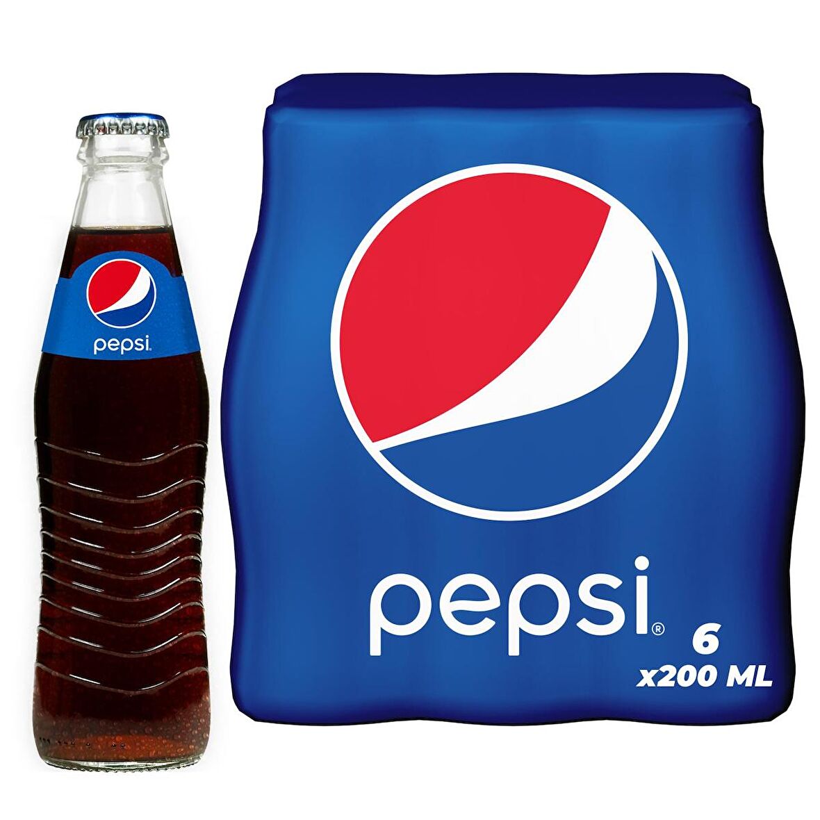 Pepsi Kola Cam 200 Ml X 6 Adet