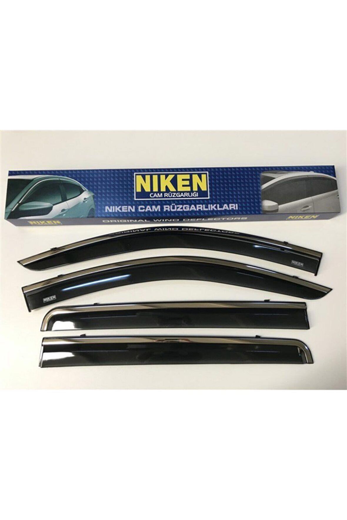 Kia Ceed Kromlu 2018 Sonrası Uyumlu Cam Rüzgarlığı 4'lü