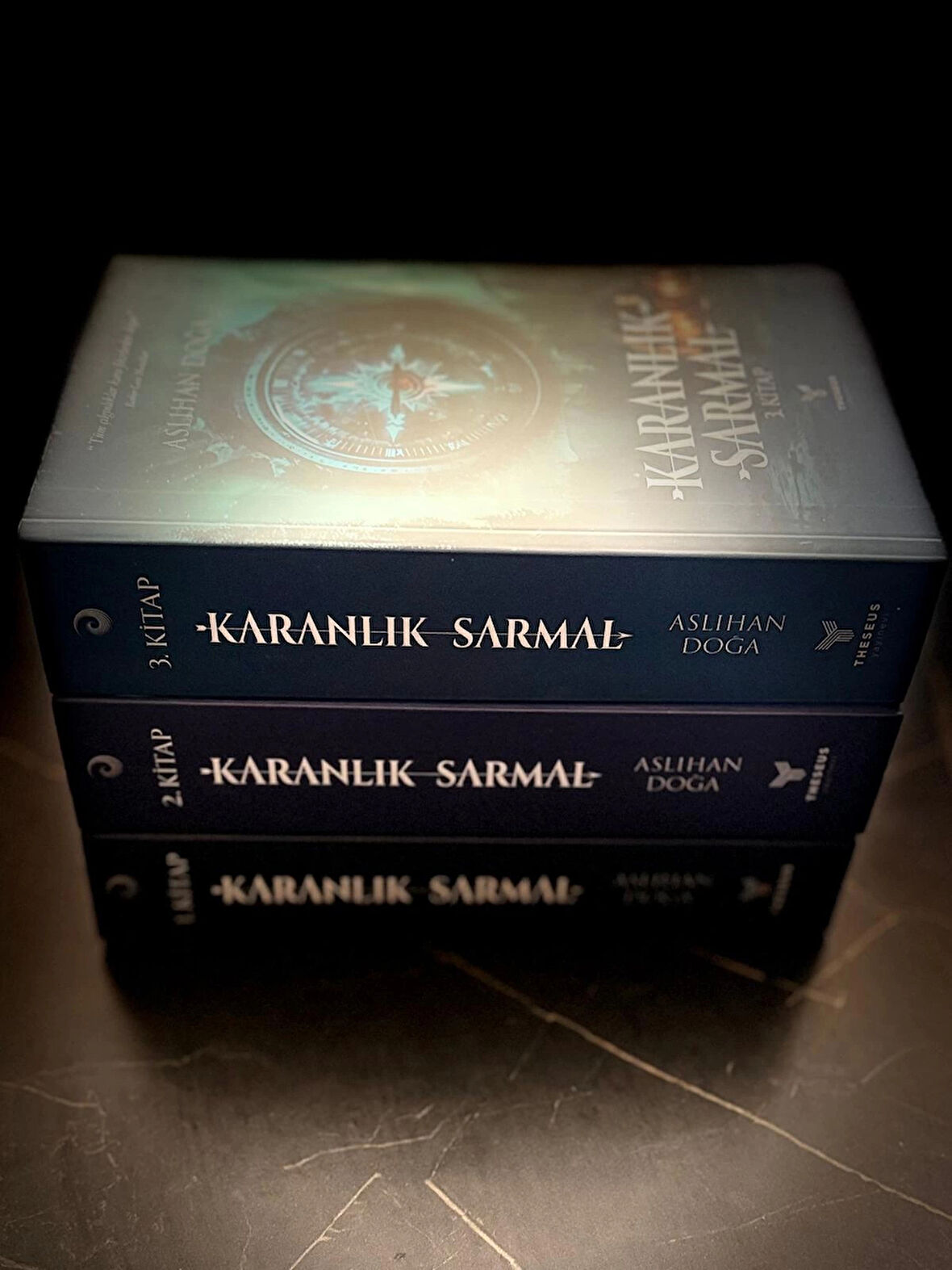 Karanlık Sarmal Serisi - Aslıhan Doğa- Theseus Yayınevi- (Karanlık Sarmal 1- Karanlık Sarmal 2- Karanlık Sarmal 3)