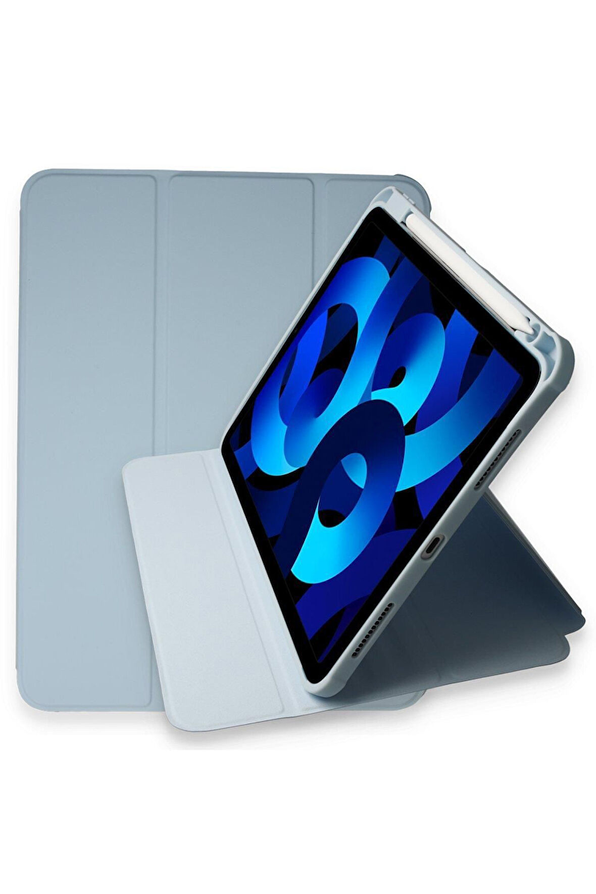 Ipad Pro 11 Inç (2018)uyumlu 360° Dönebilen Standlı Kalemlikli Kılıf