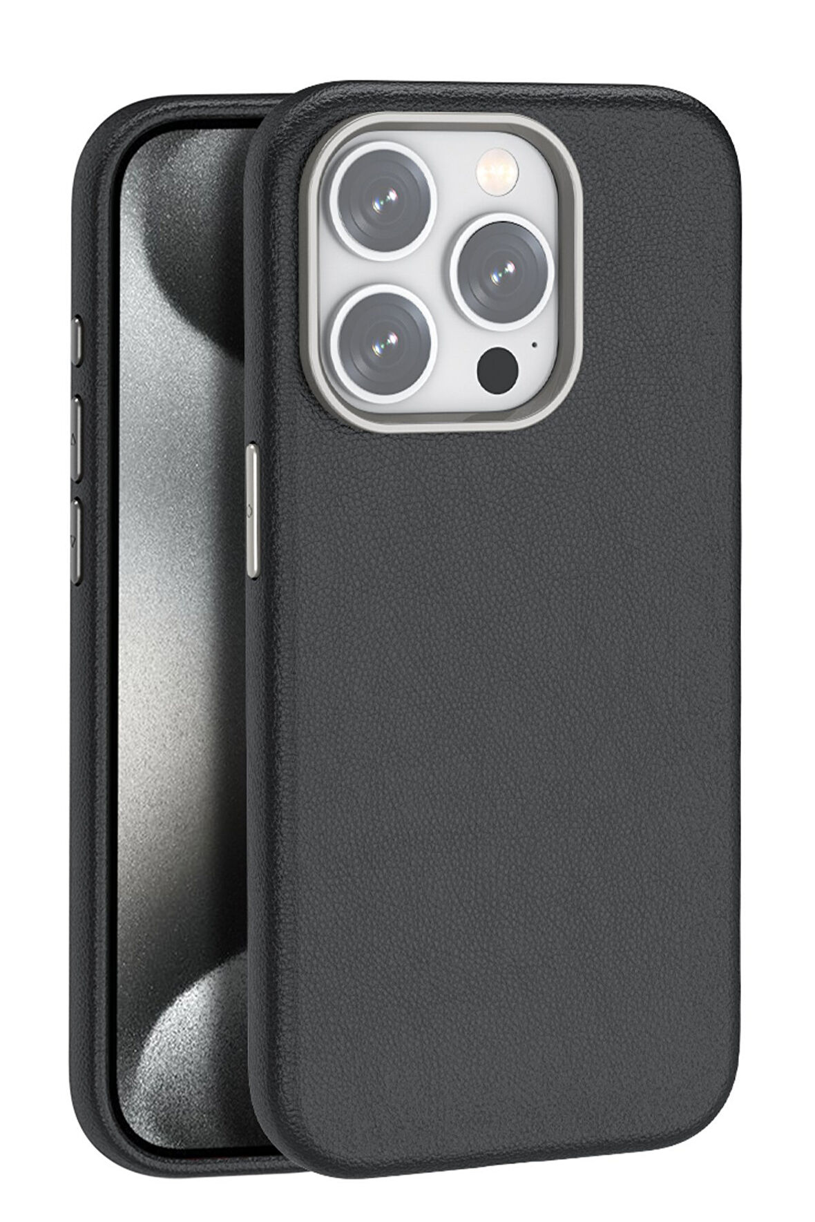 Peeq iPhone 16 Pro Max Pale Deri Magsafe Kapak 