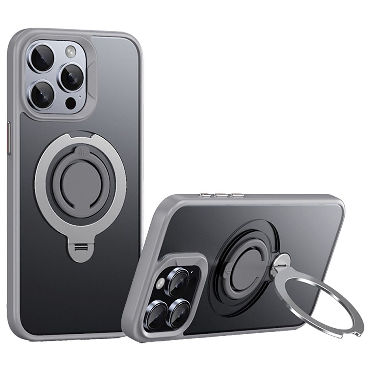 Peeq iPhone 15 Pro Avatar 360 Dönen Magsafe Telefon Kılıfı