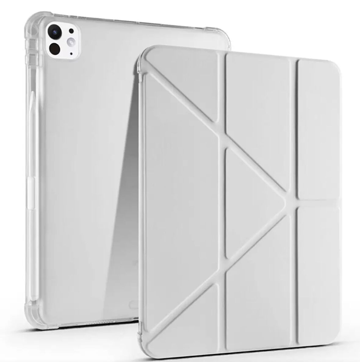 iPad Pro 11 2024 Kalemlikli Standlı ve Katlanabilir Tablet Kılıfı
