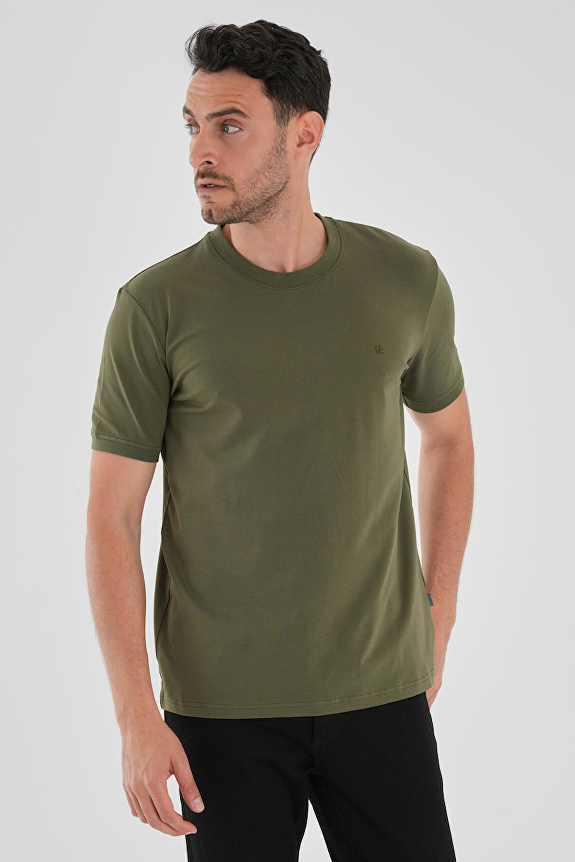 ALEXANDERGARDI Bisiklet Yaka Basic T-shirt