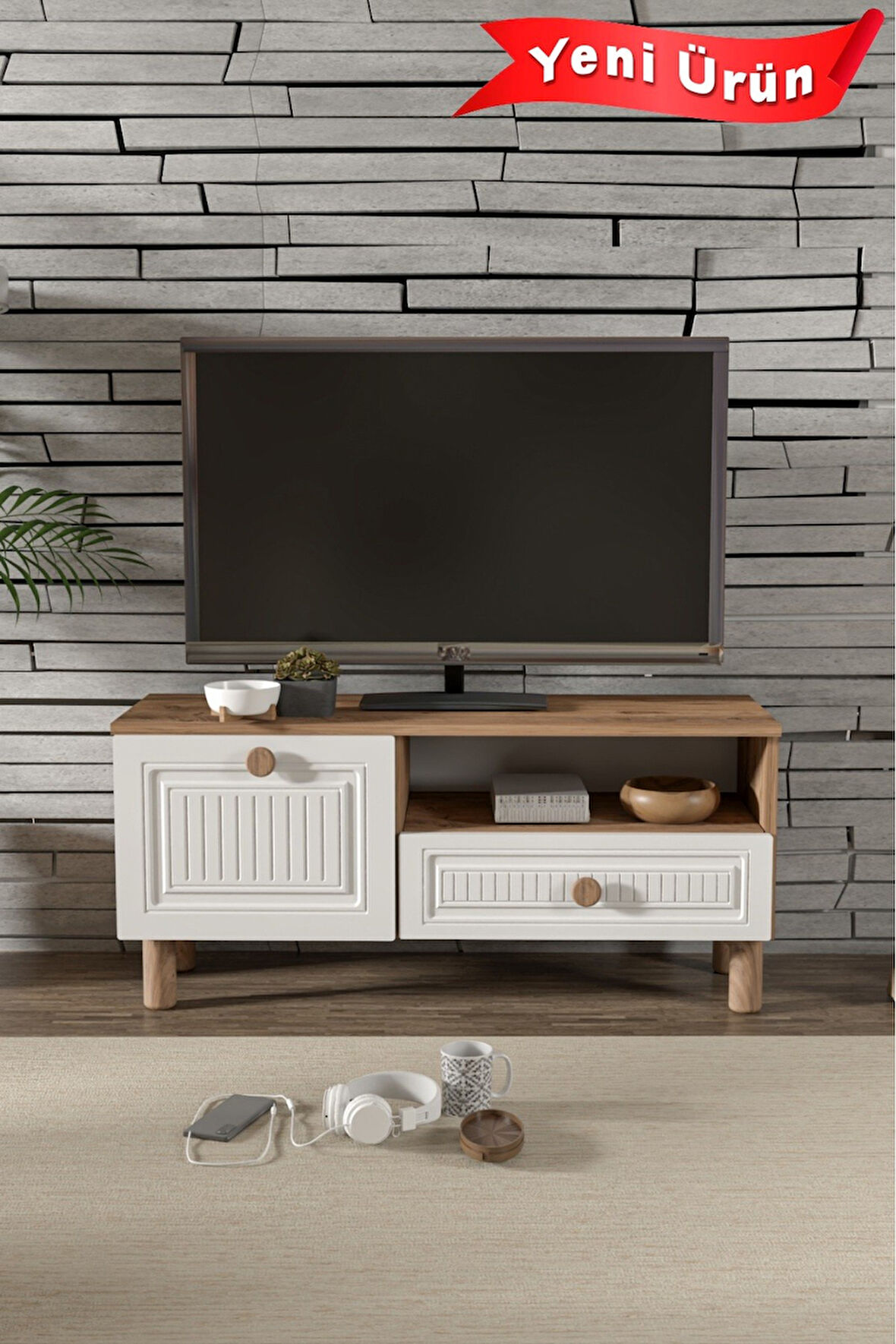 BOHEM 105 CM MDF KAPAK TV ÜNİTESİ