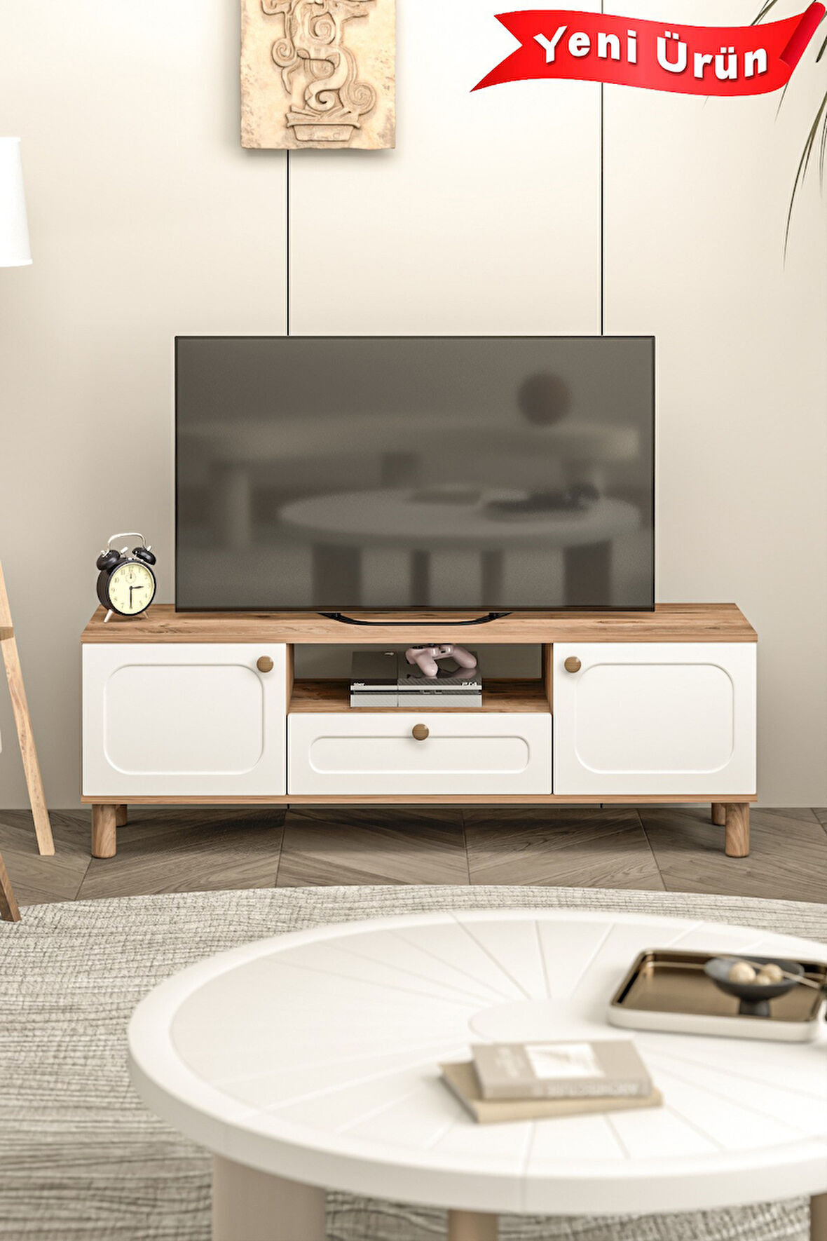 BOHEM TV ÜNİTESİ 150 CM MDF KAPAK
