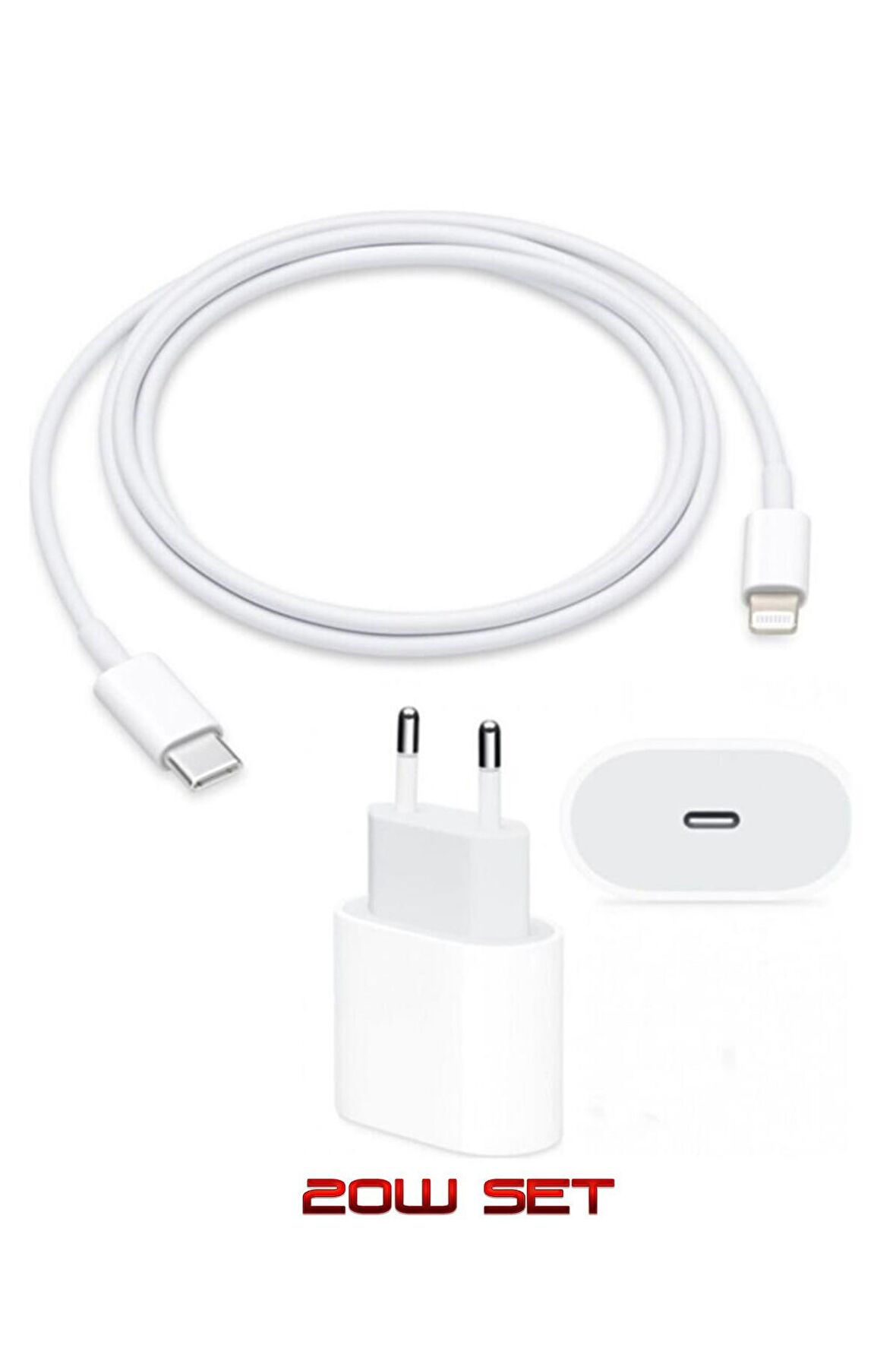 Prepare Lightning 20 Watt Hızlı Şarj Aleti Beyaz