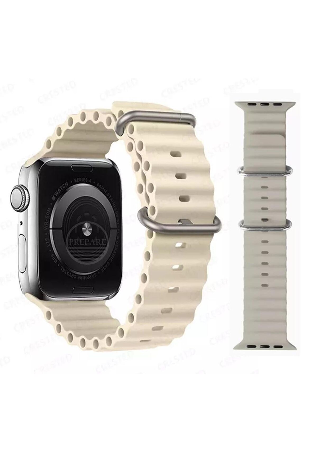 Apple Watch Uyumlu 6 7 8 Se Nike 42 44 45 46 Mm A Kalite Ocean Kordon Kayış Silikon Bileklik