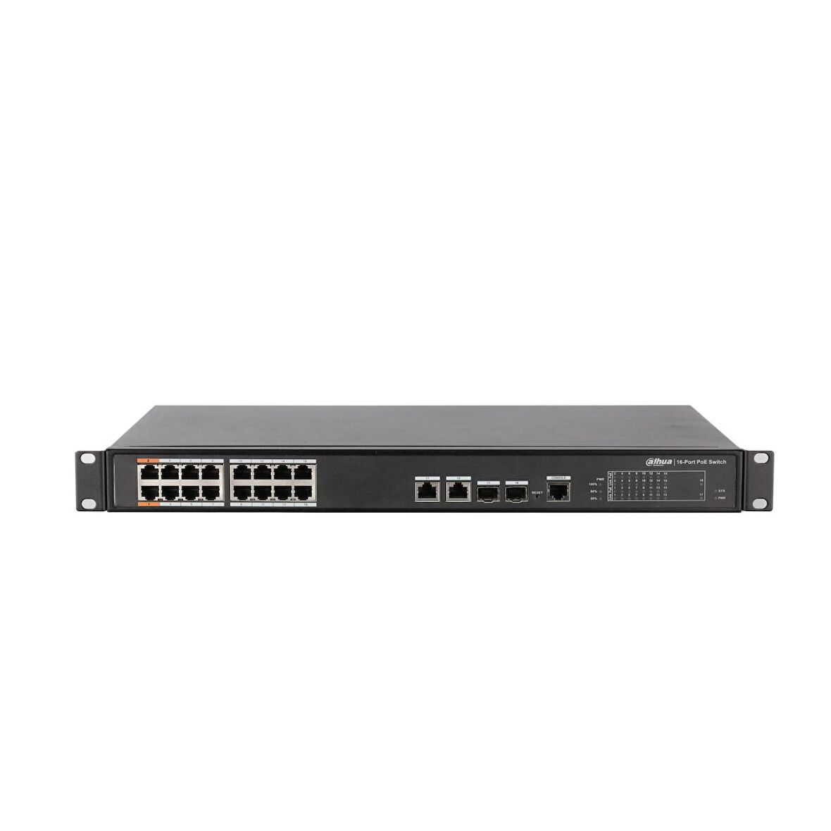 Dahua PFS4218-16ET-240 16 Port Poe 250 Metre Poe mesafeli Switch