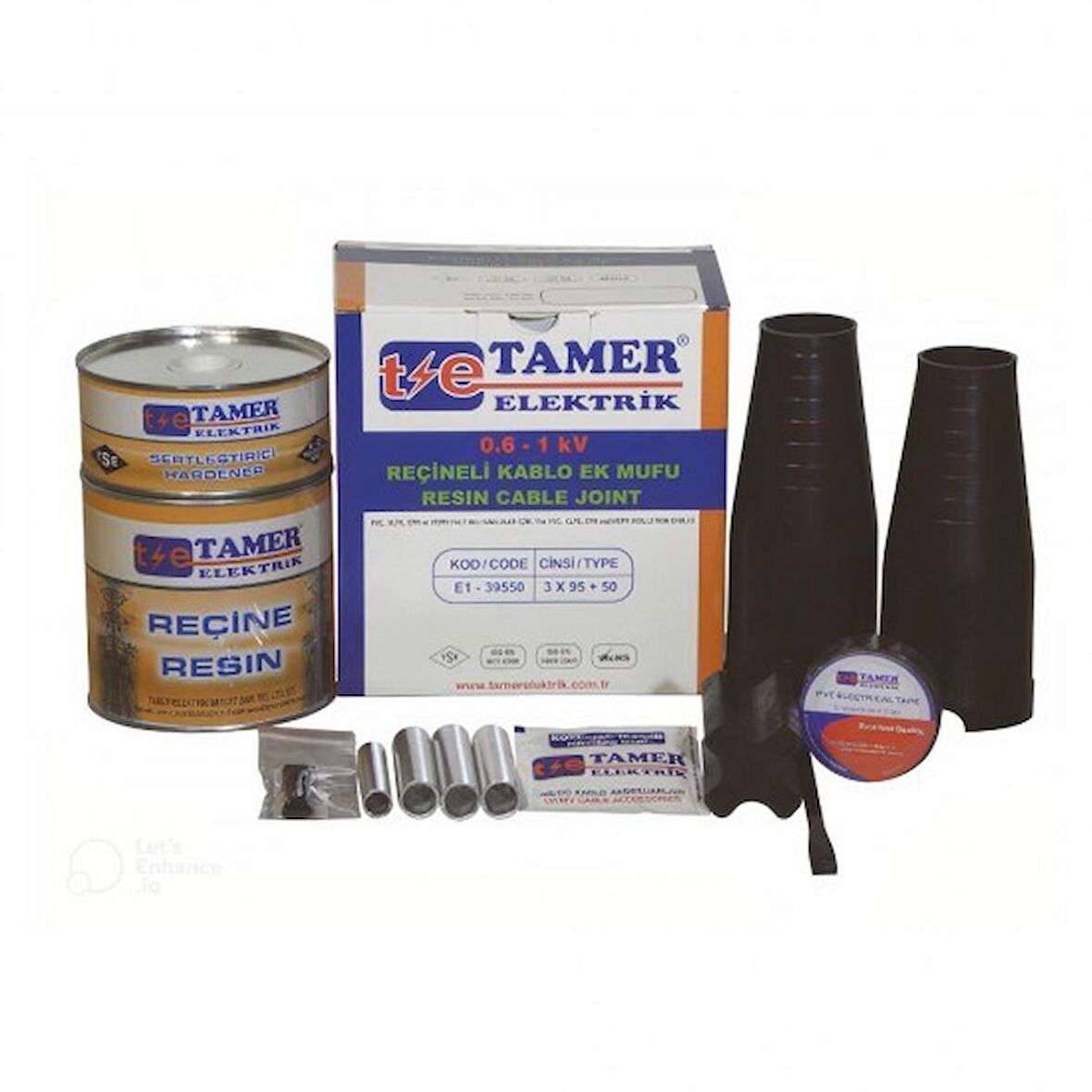 Tamer 3x95+50 1kV Bakır İletkenli Reçineli Kablo Ek Muf E1 39550