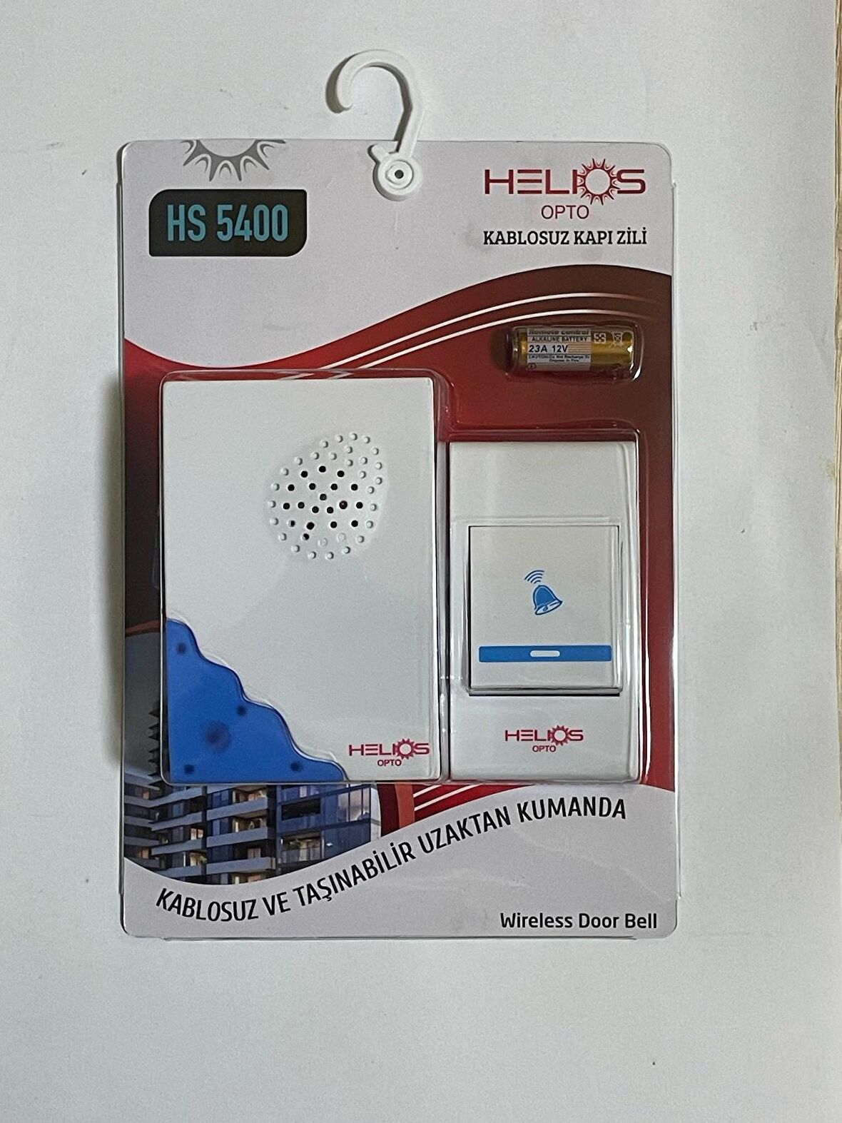 Helios Opto Kablosuz Kapı Zili HS 5400