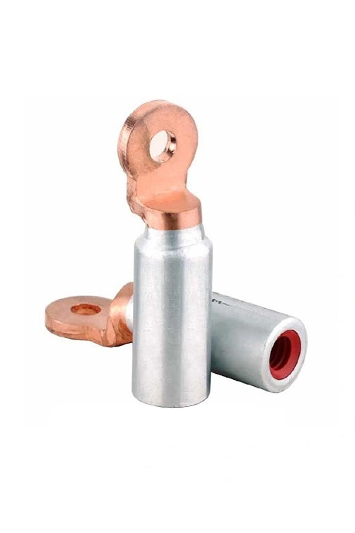 5 Adet SKP 95mm Bakır Alüminyum Bimetal Sıkmalı Kablo Pabucu 