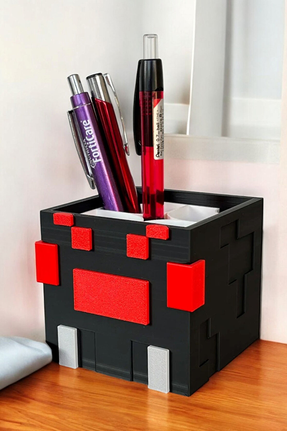Minecraft Spider Örümcek Kalemlik 8 cm Kalem Kutusu Dekoratif Obje