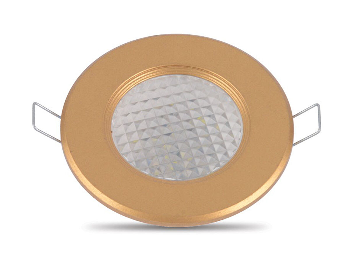 Nisa Luce 5W Led Spot Armatür Gold Kasa EAMP060/G