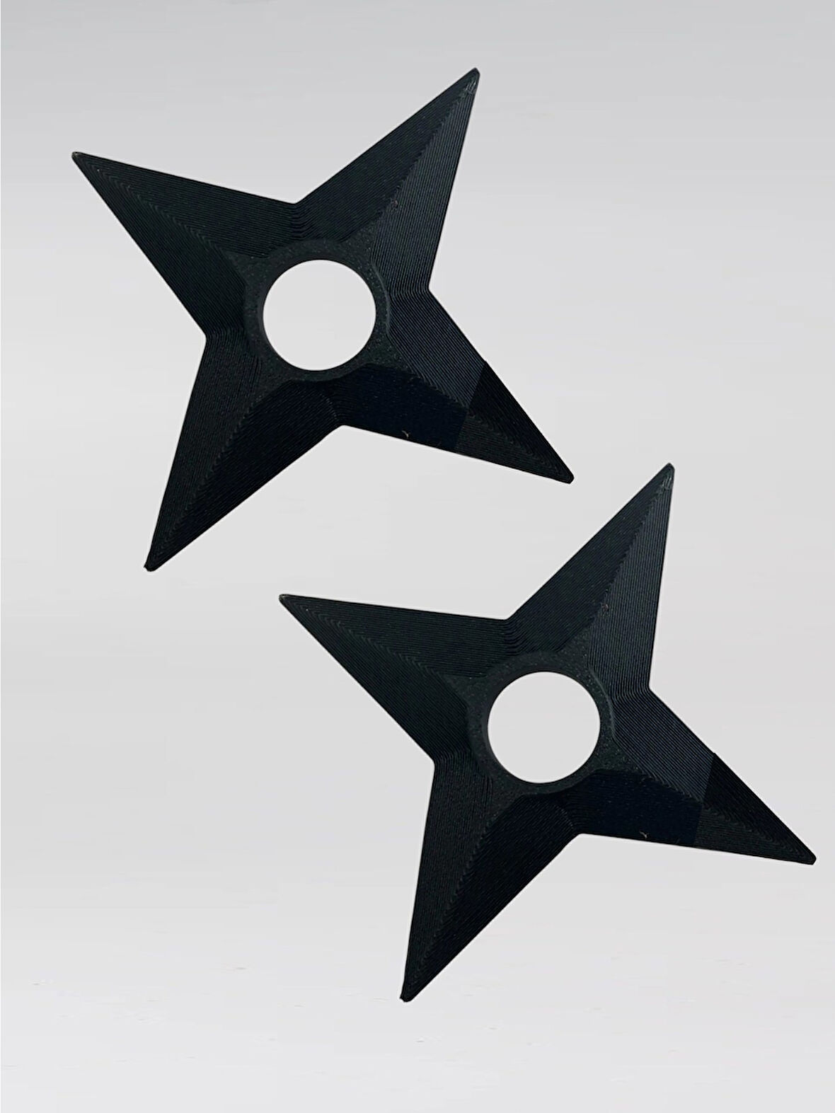 2 Adet Klasik Ninja Yıldızı Shuriken Anime Figür Naruto 10 cm