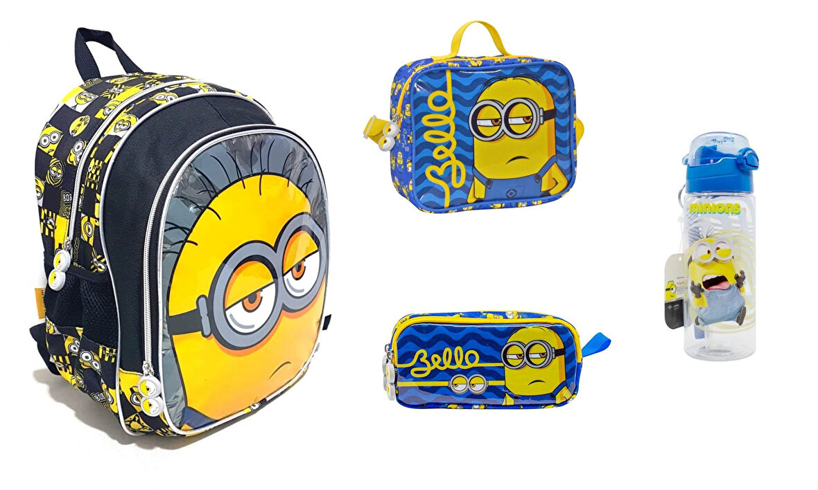 Minions Okul Çantası SETi (4 parça)