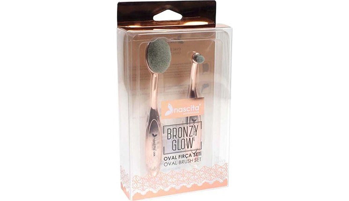 Nascita Bronzy Glow Oval Fırça Seti 2 Li - 02