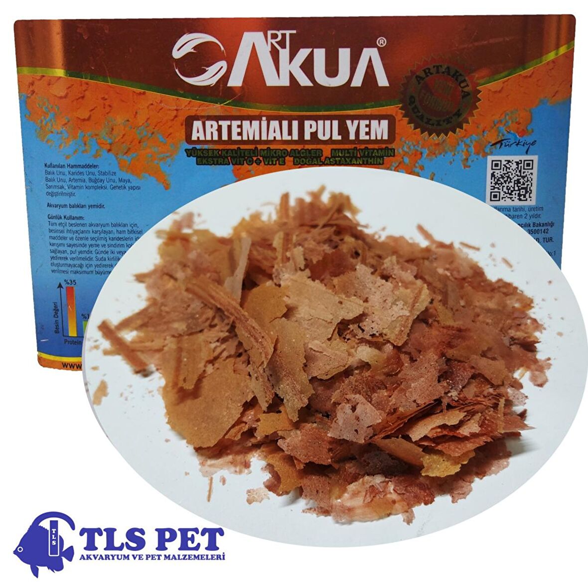 ArtAkua Artemialı Pul Yem 100 GR (Kovadan Bölme)