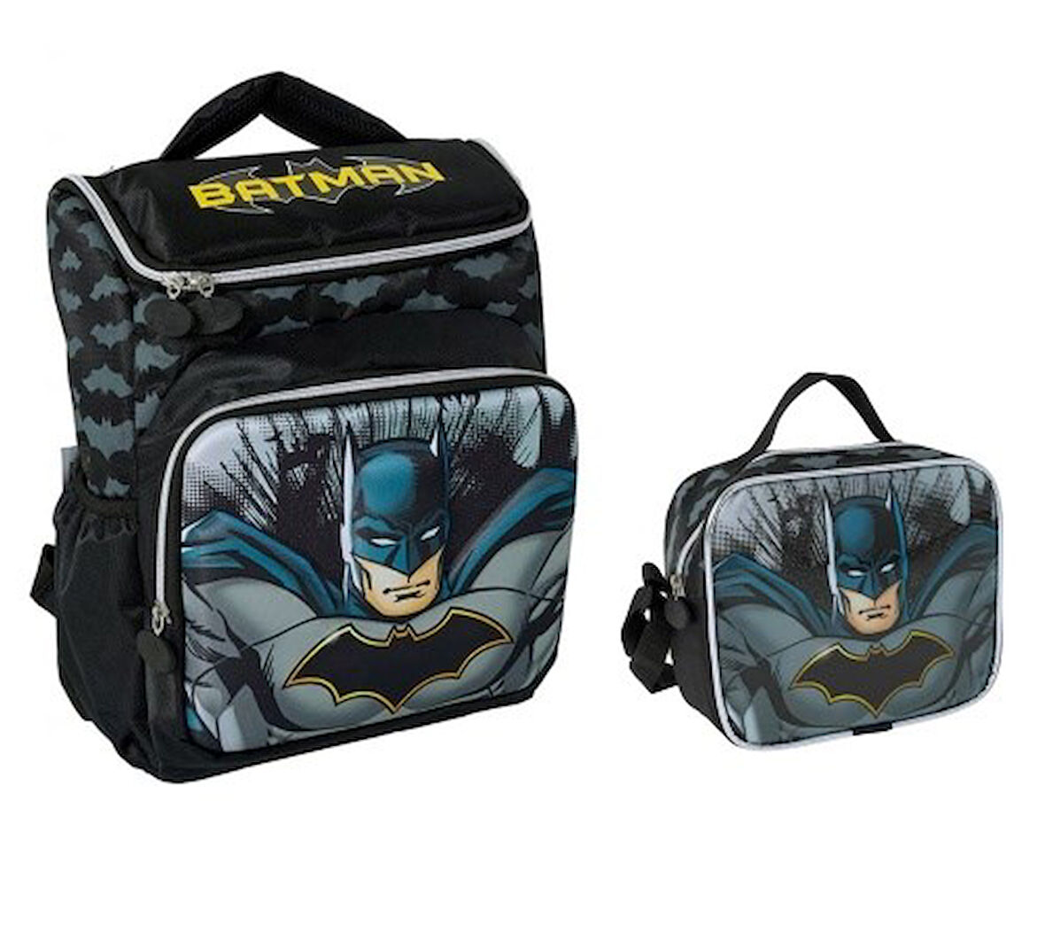 Batman Kabartmalı Çanta Ve Beslenme Çantası