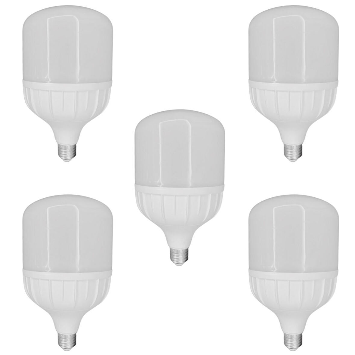 Chn 5'li Paket 50w Büyük Boy 6500K Beyaz Işık E27 Led Tasarruflu Ampül