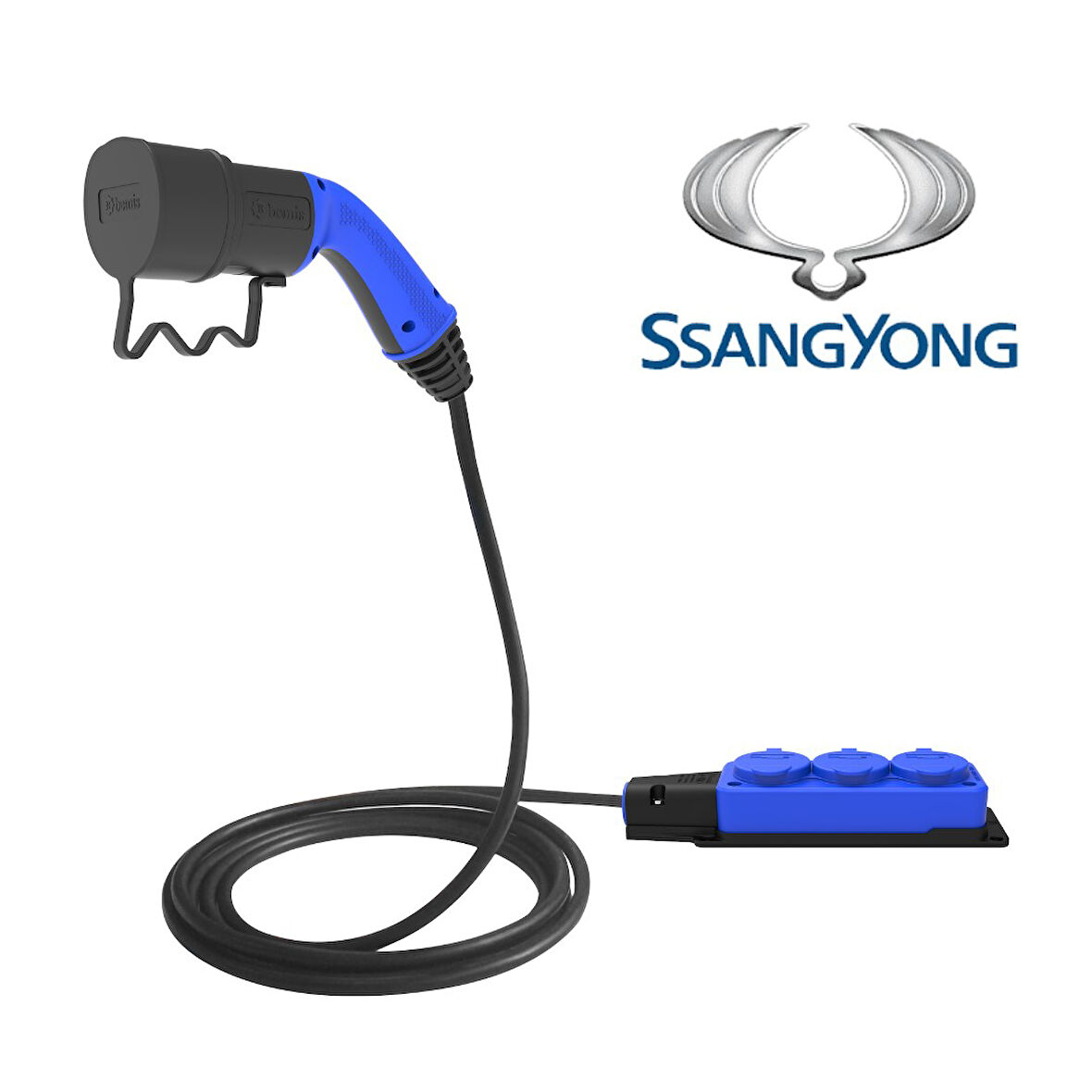 Bemis V2L 3'lü Uzatma Priz 3m Adaptör Ssangyong Marka Araçlara Uygundur