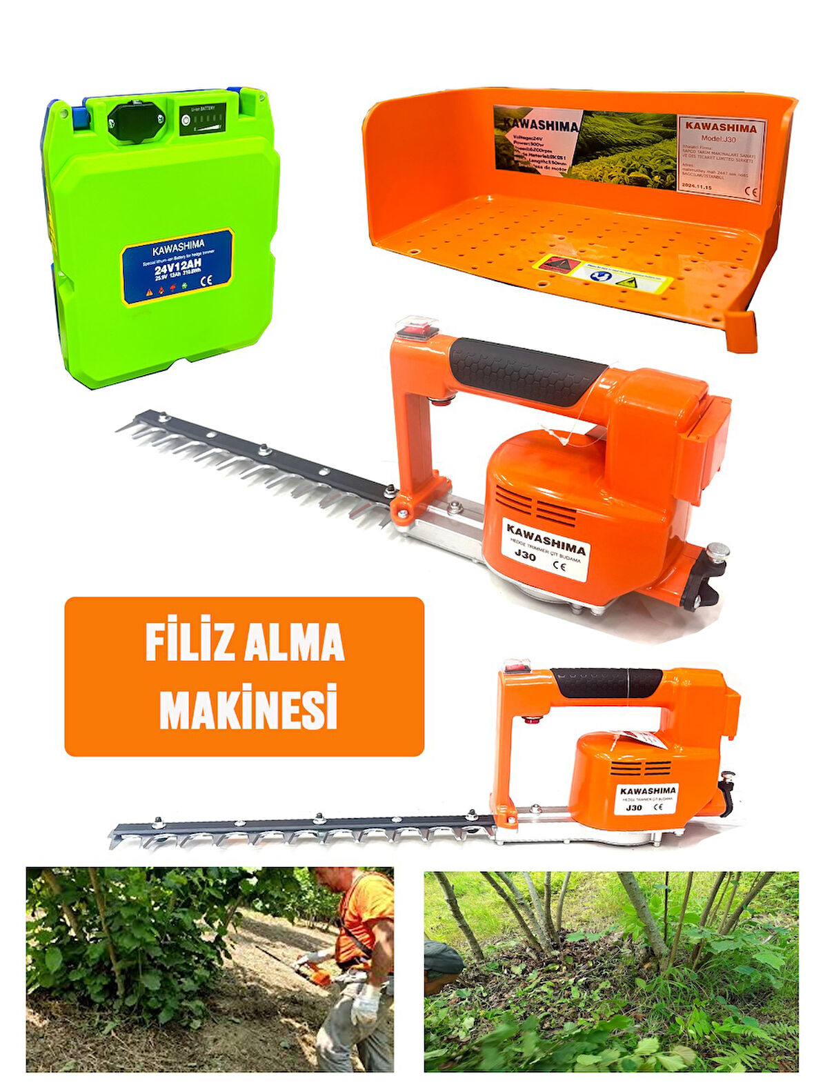 Rowermax Kawashima Işkın Alma Filiz Alma Makinesi Fındık Altı 1.2 Kg 21 V 12 Amper Makine